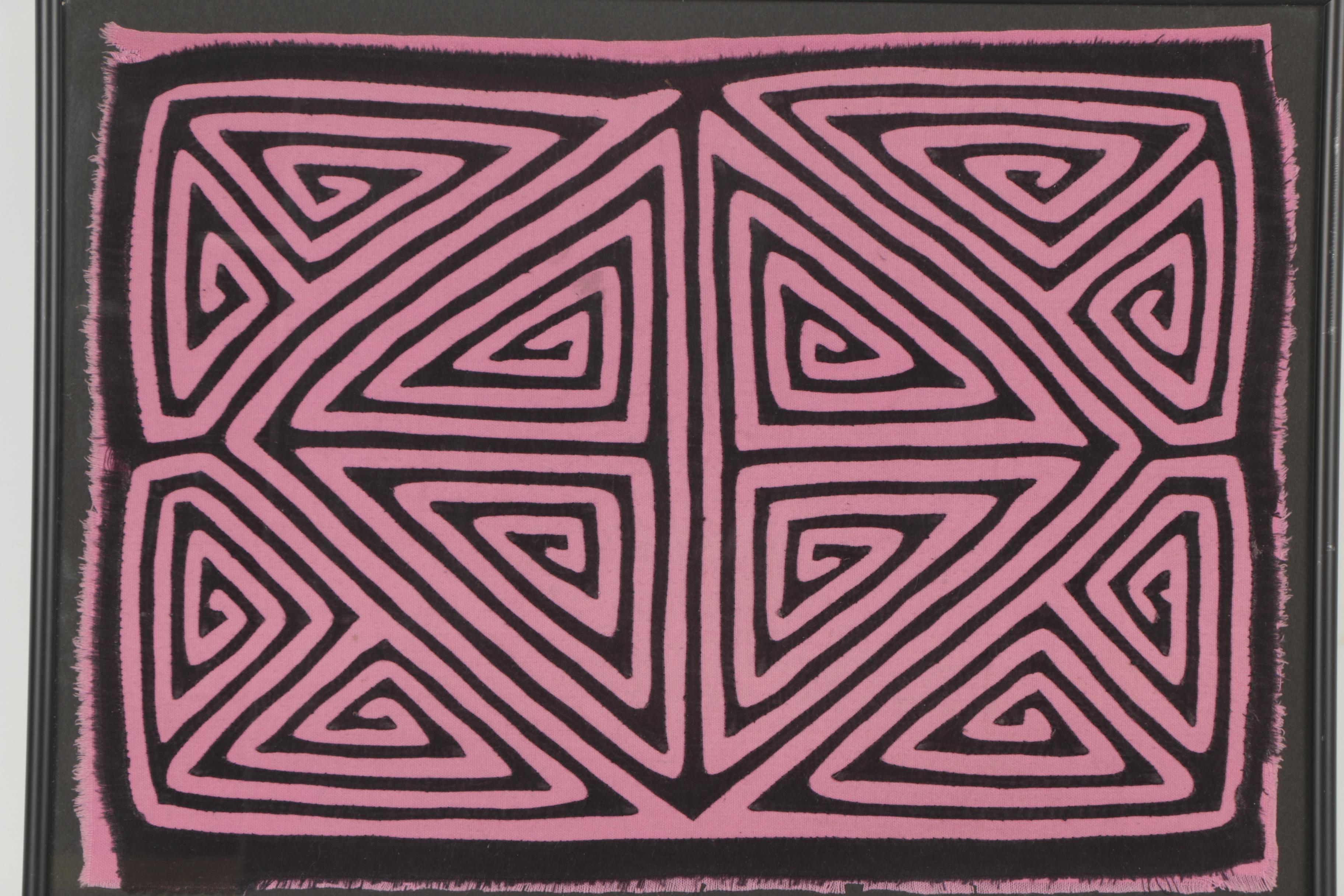 Kuna Style Mola Tapestry