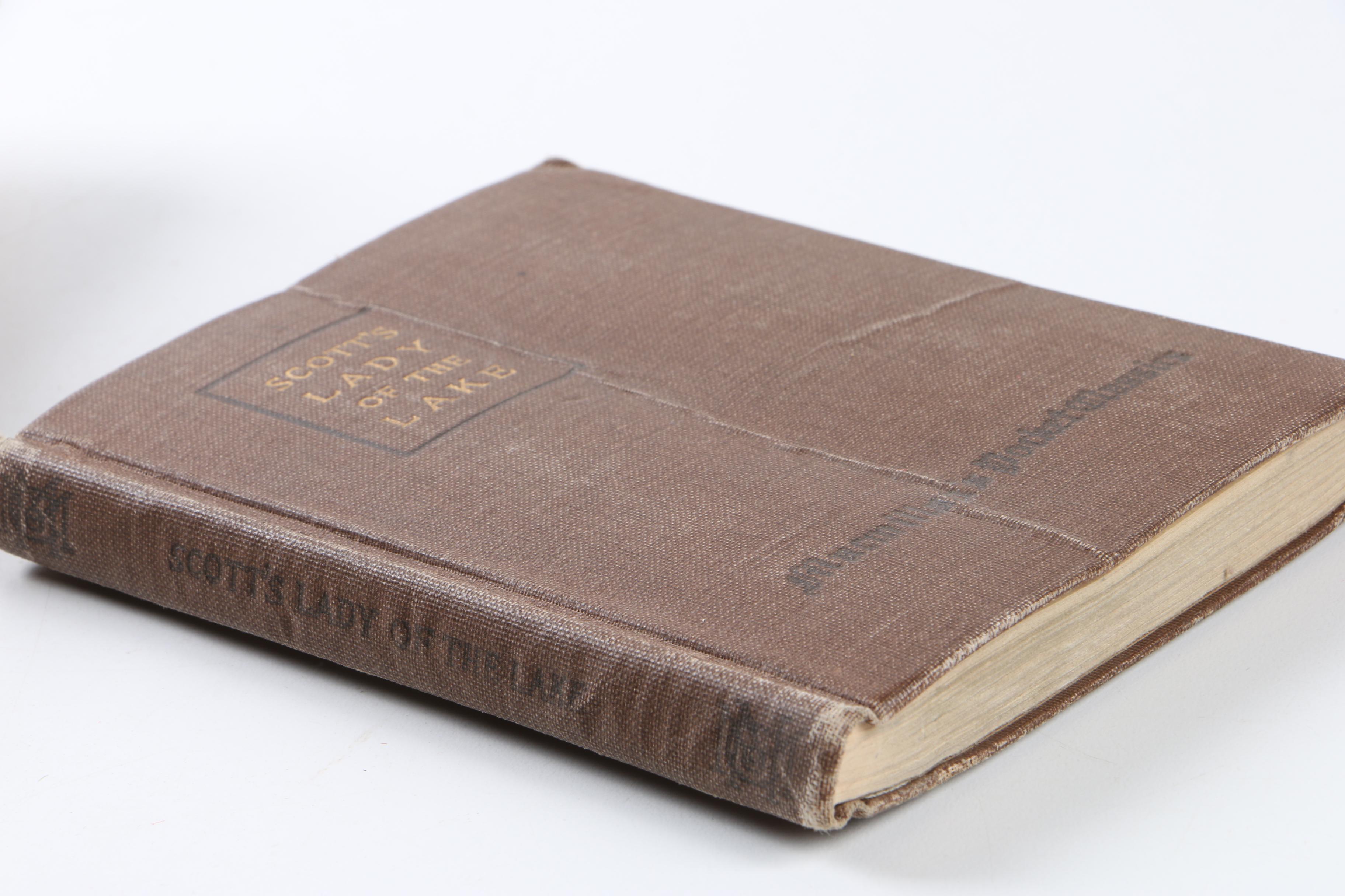 1836 "The English Version of the Polyglott Bible" and Other Vintage Books