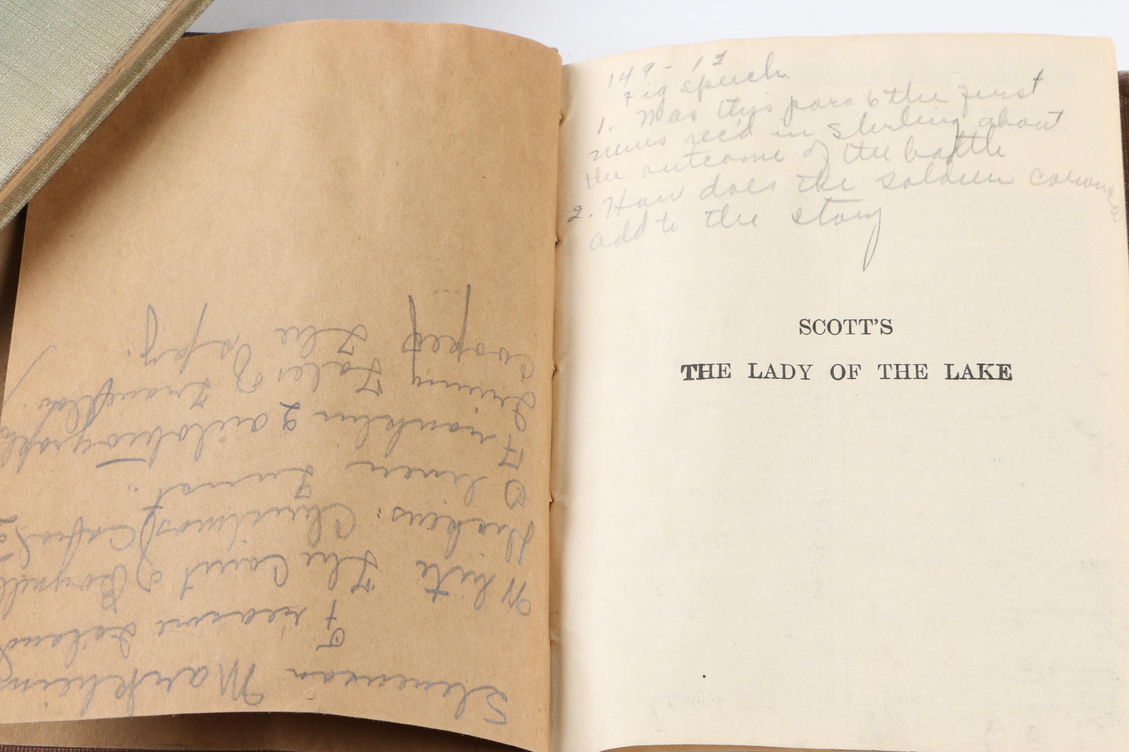 1836 "The English Version of the Polyglott Bible" and Other Vintage Books