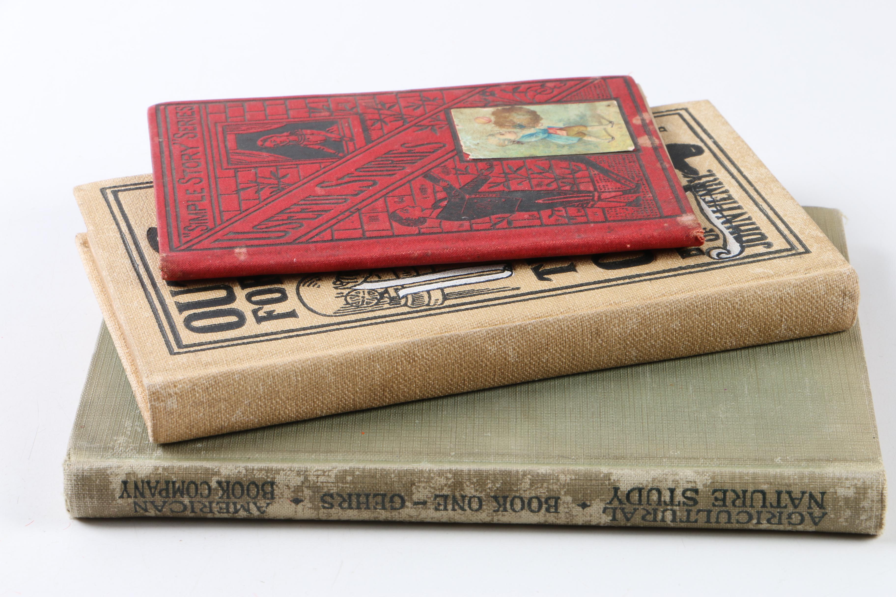 1836 "The English Version of the Polyglott Bible" and Other Vintage Books