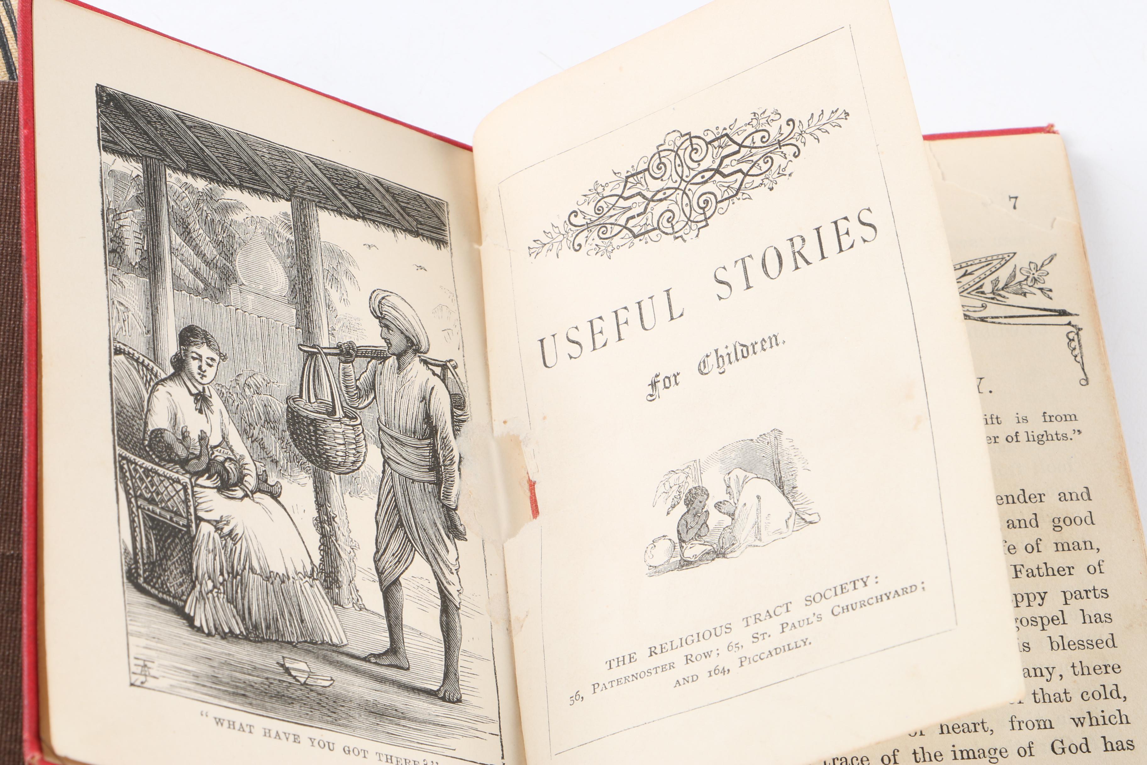 1836 "The English Version of the Polyglott Bible" and Other Vintage Books