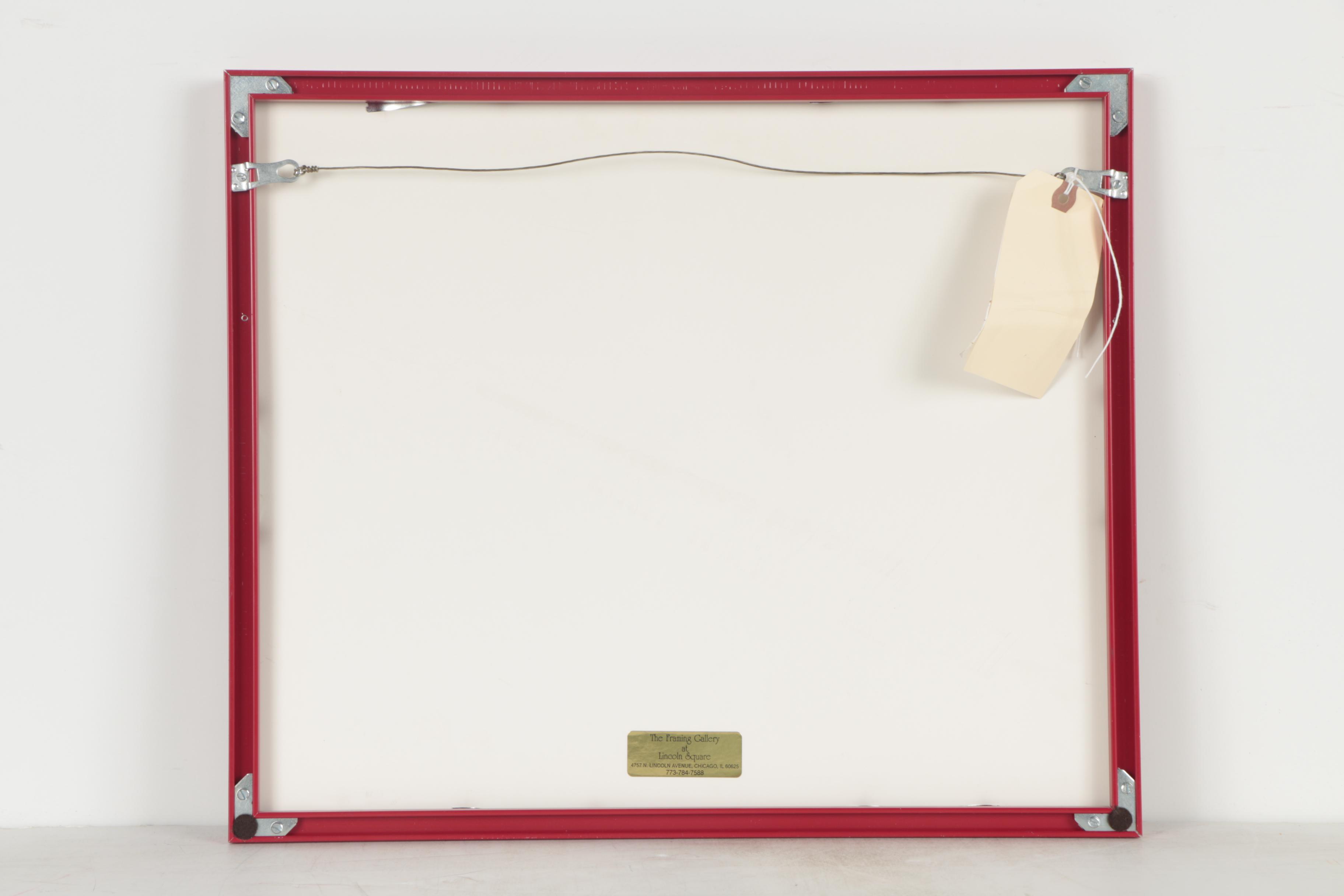 Guna Embroidered Mola Textile of a Cat, Figure, and Birds