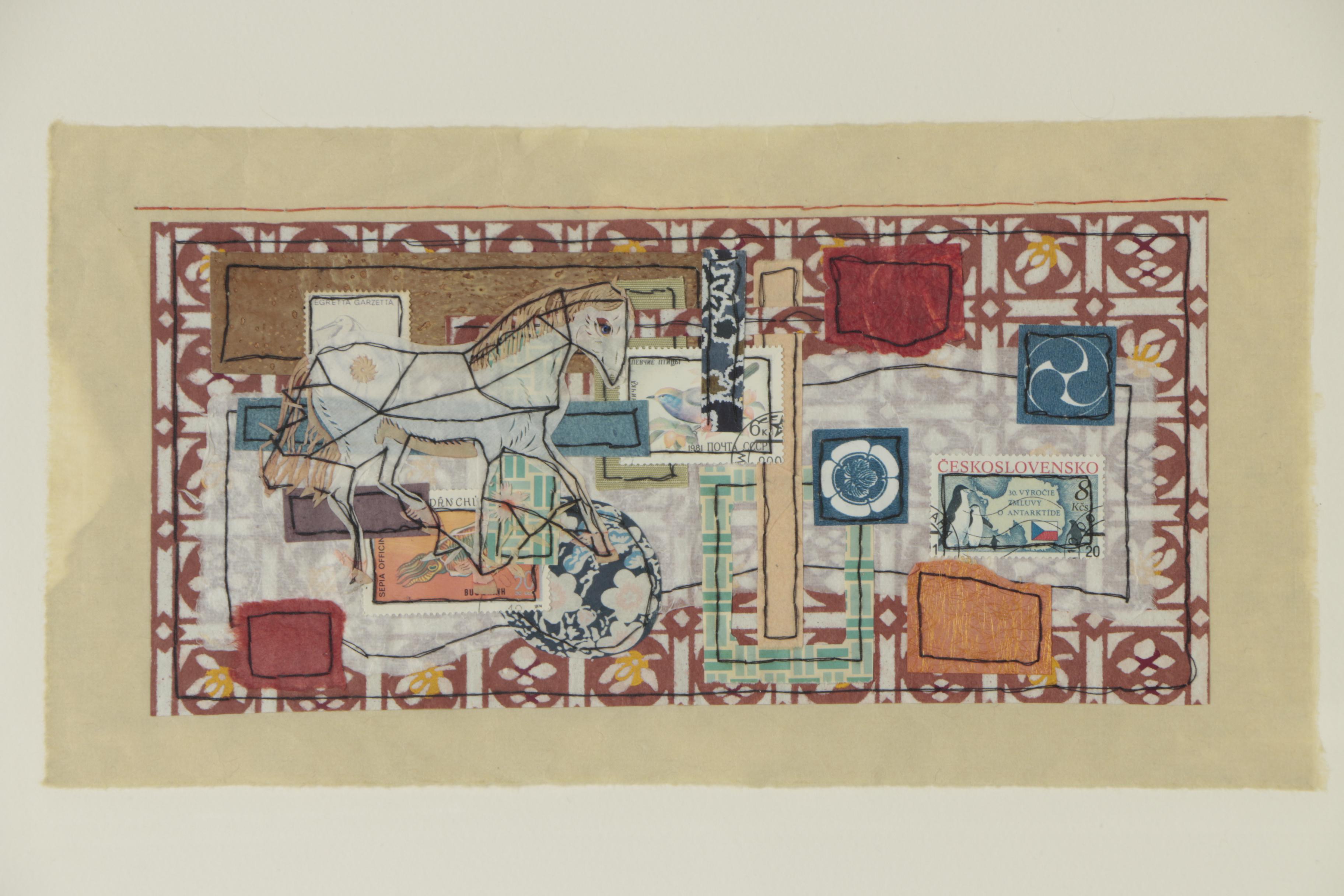 Abstract Mixed Media Collage