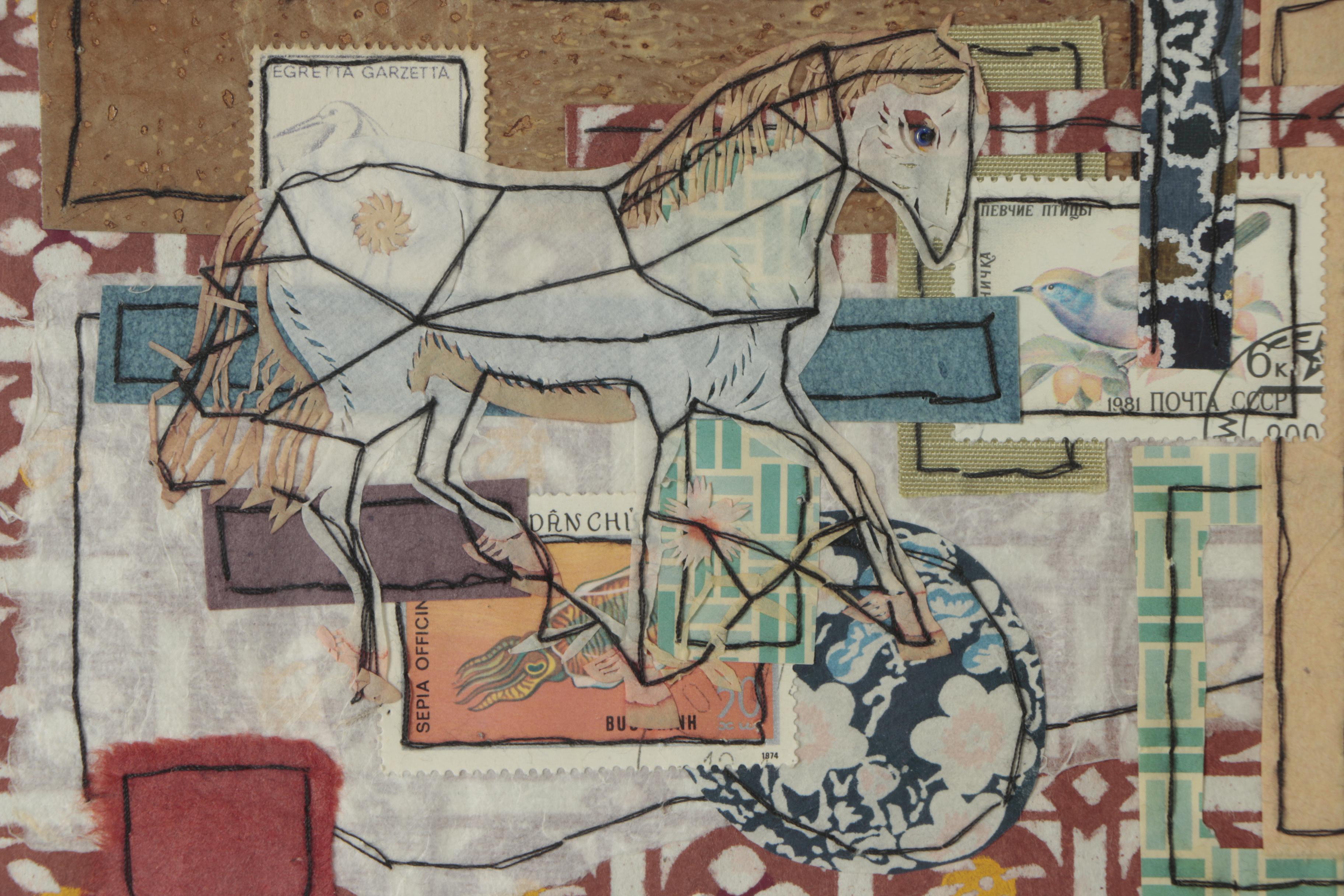 Abstract Mixed Media Collage