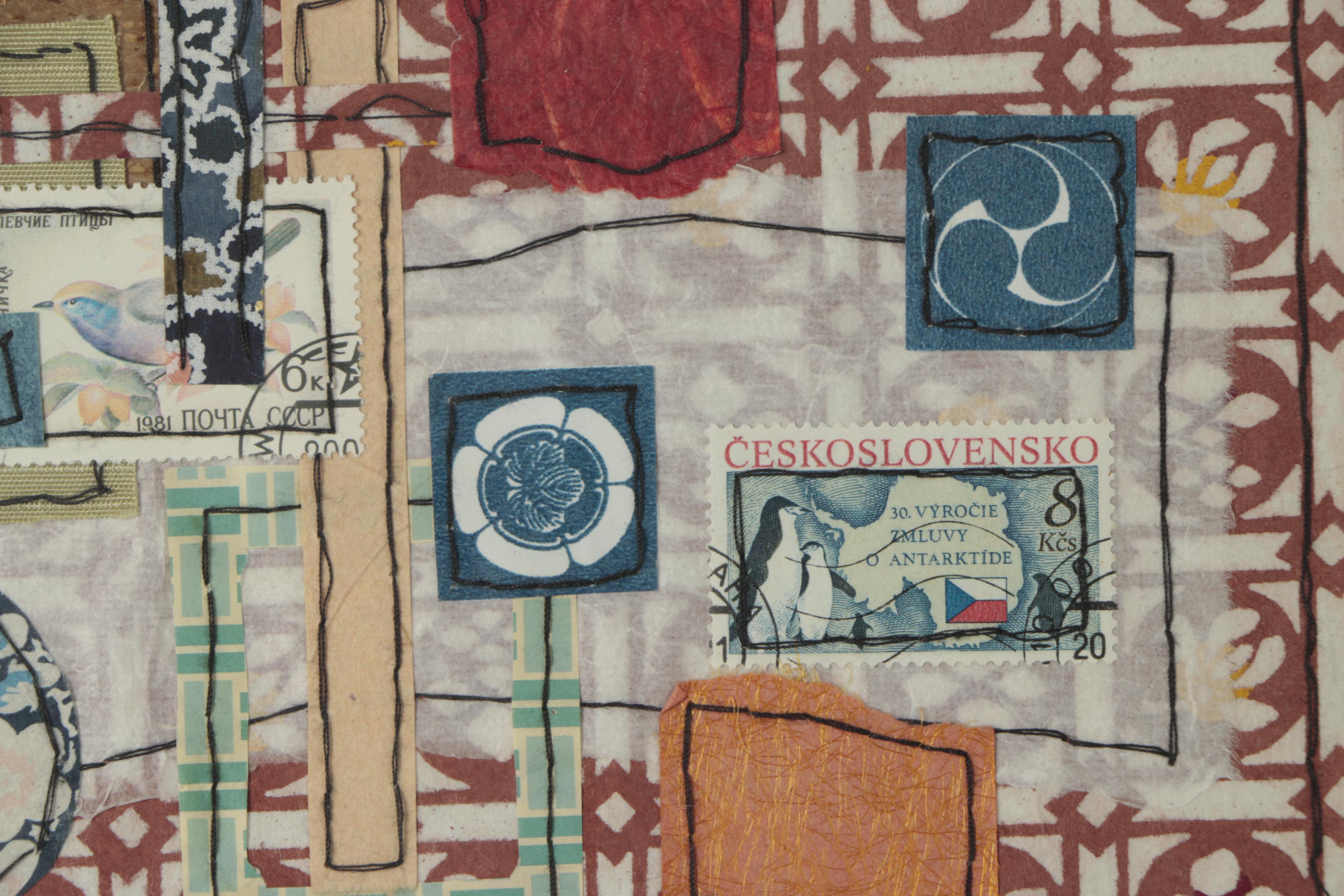 Abstract Mixed Media Collage