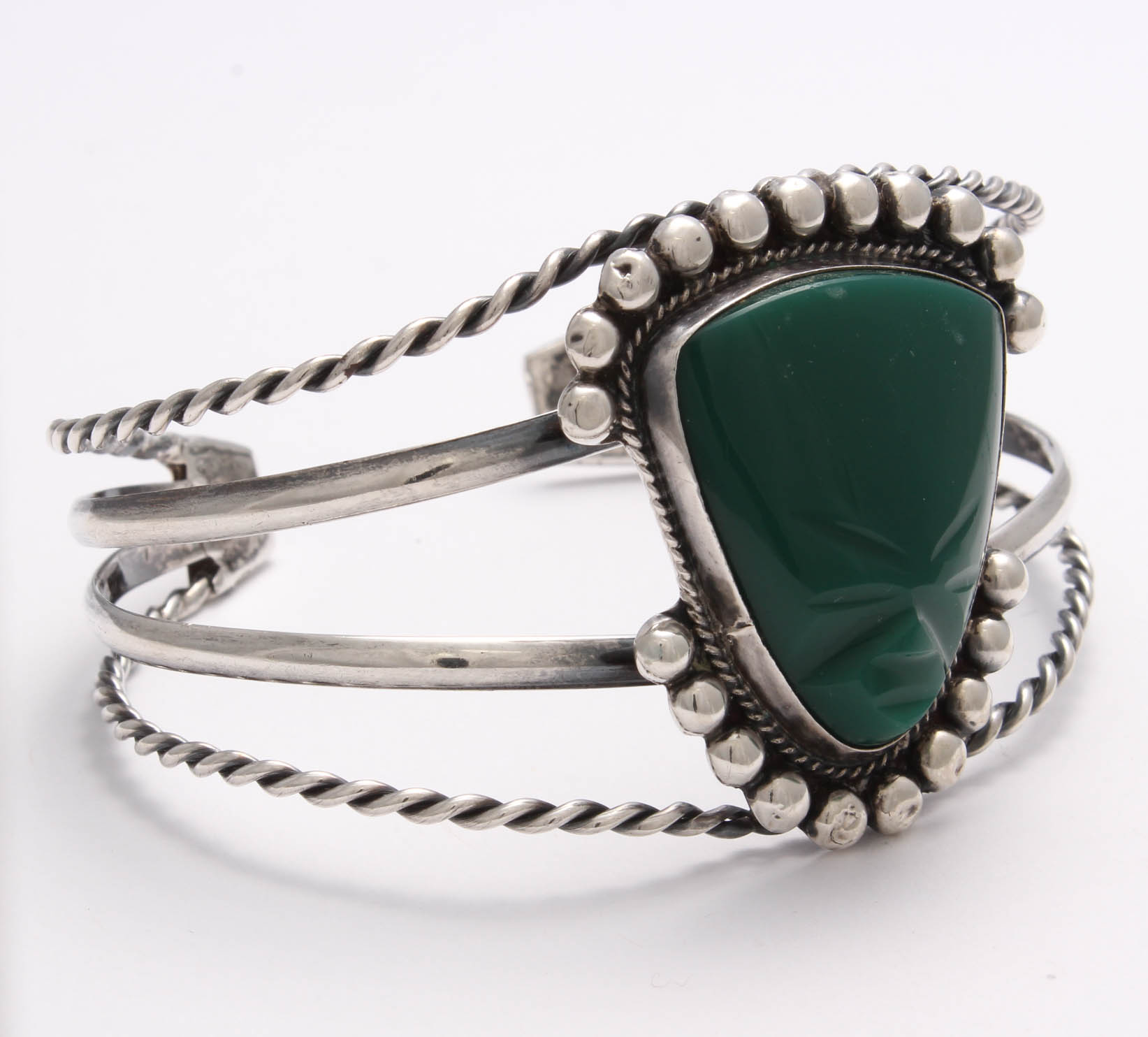 Sterling Silver Resin Cuff Bracelet