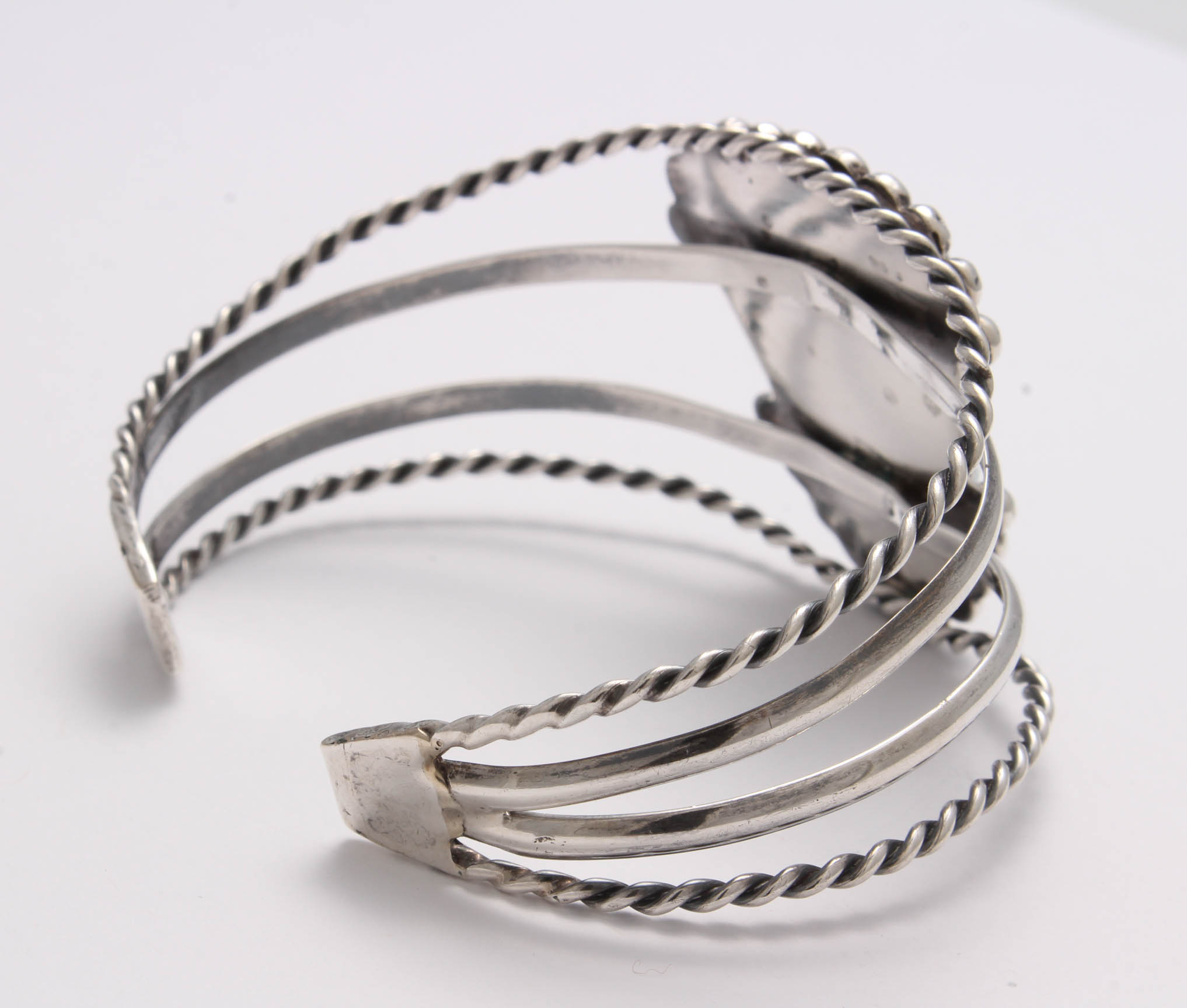 Sterling Silver Resin Cuff Bracelet