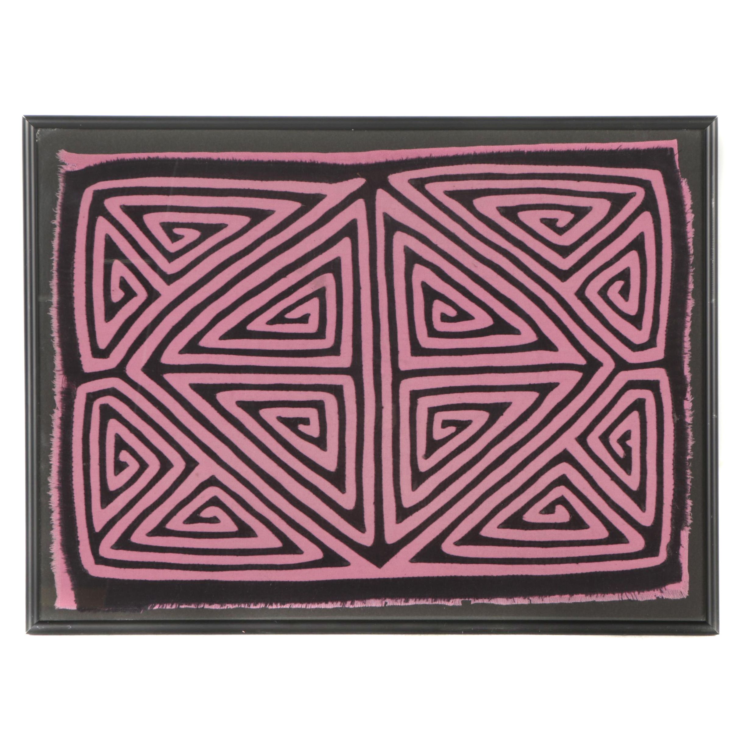 Kuna Style Mola Tapestry