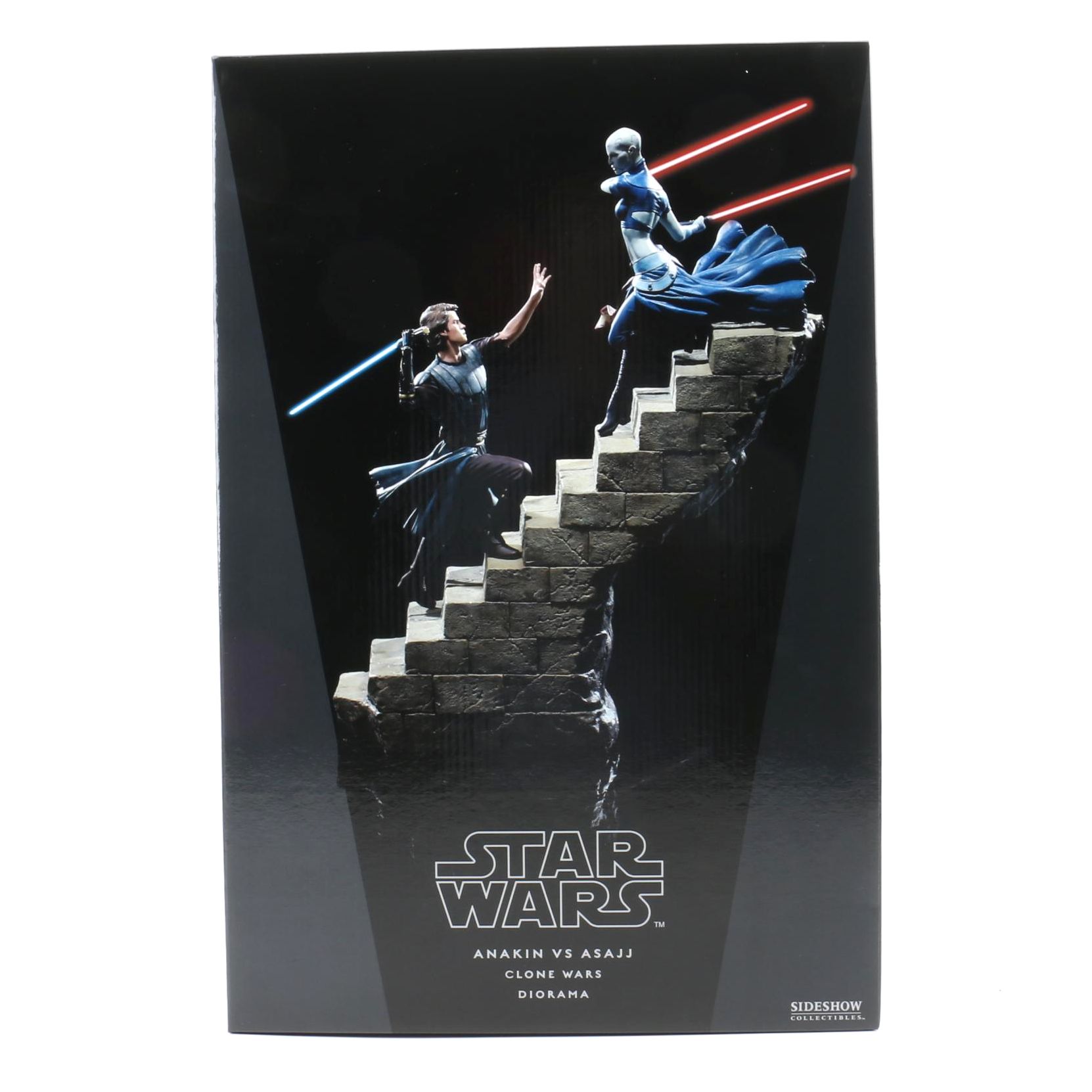 Star Wars Anakin Skywalker vs Asajj Ventress Diorama