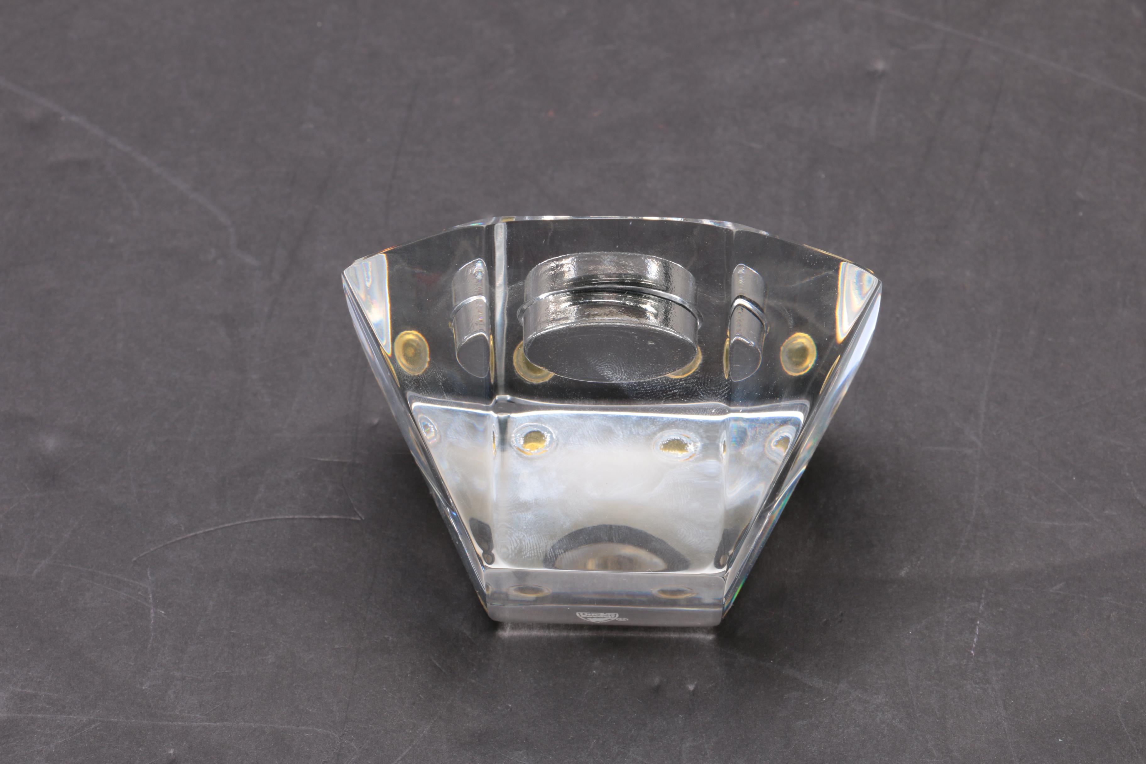 Orrefors Contemporary Crystal Clock