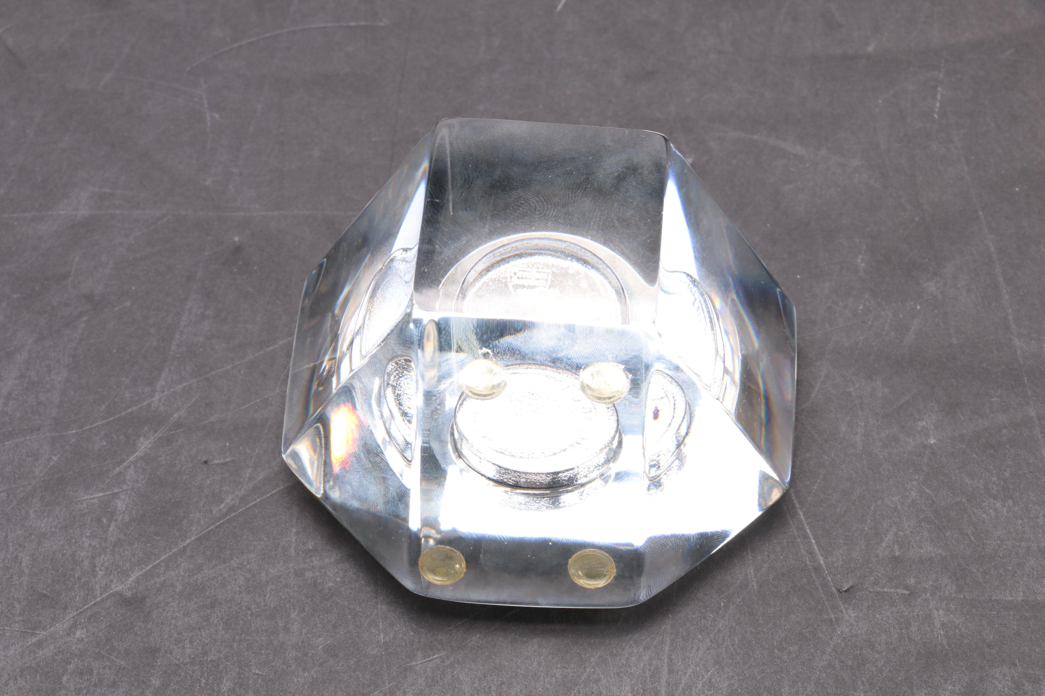 Orrefors Contemporary Crystal Clock