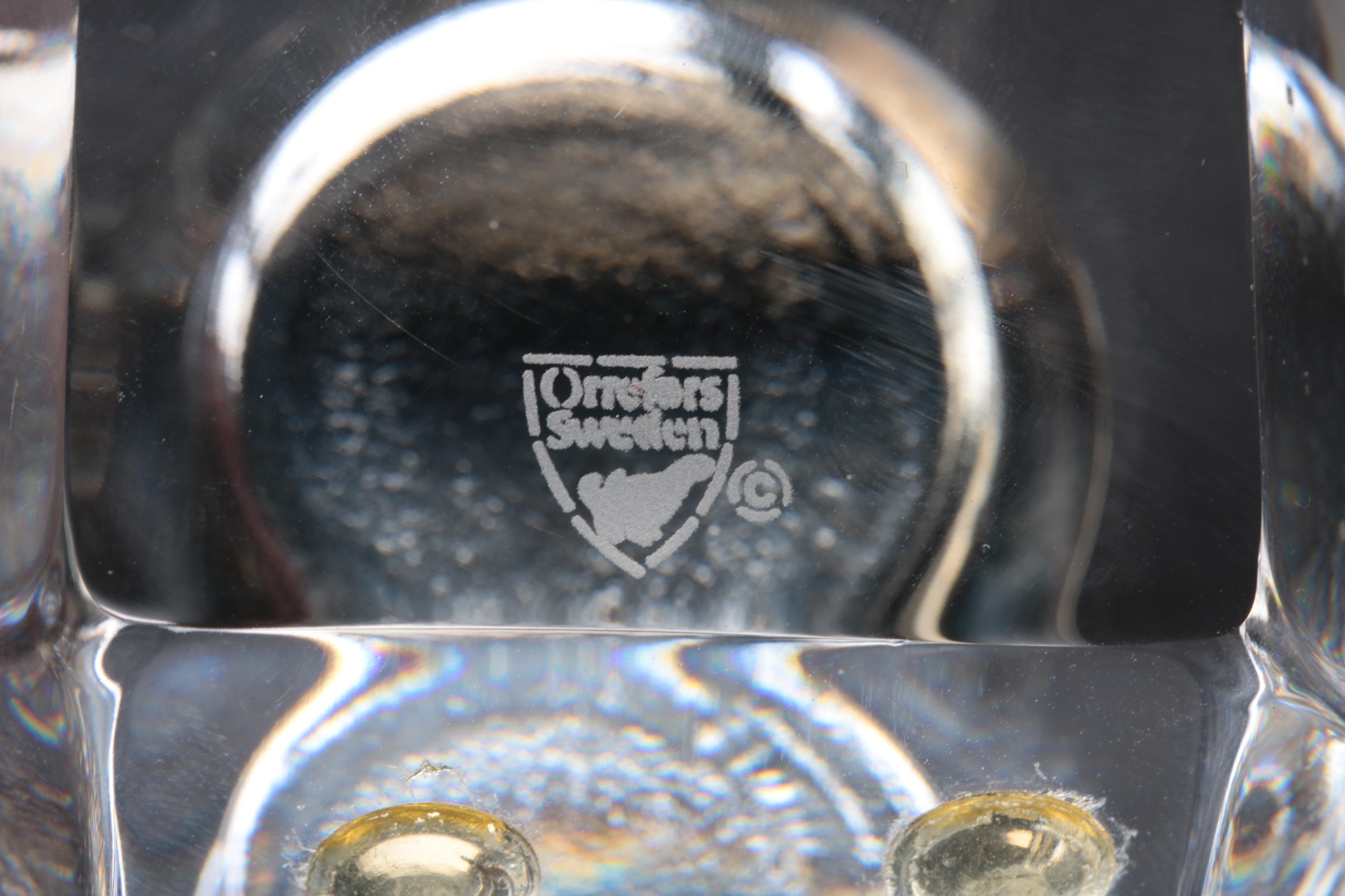 Orrefors Contemporary Crystal Clock