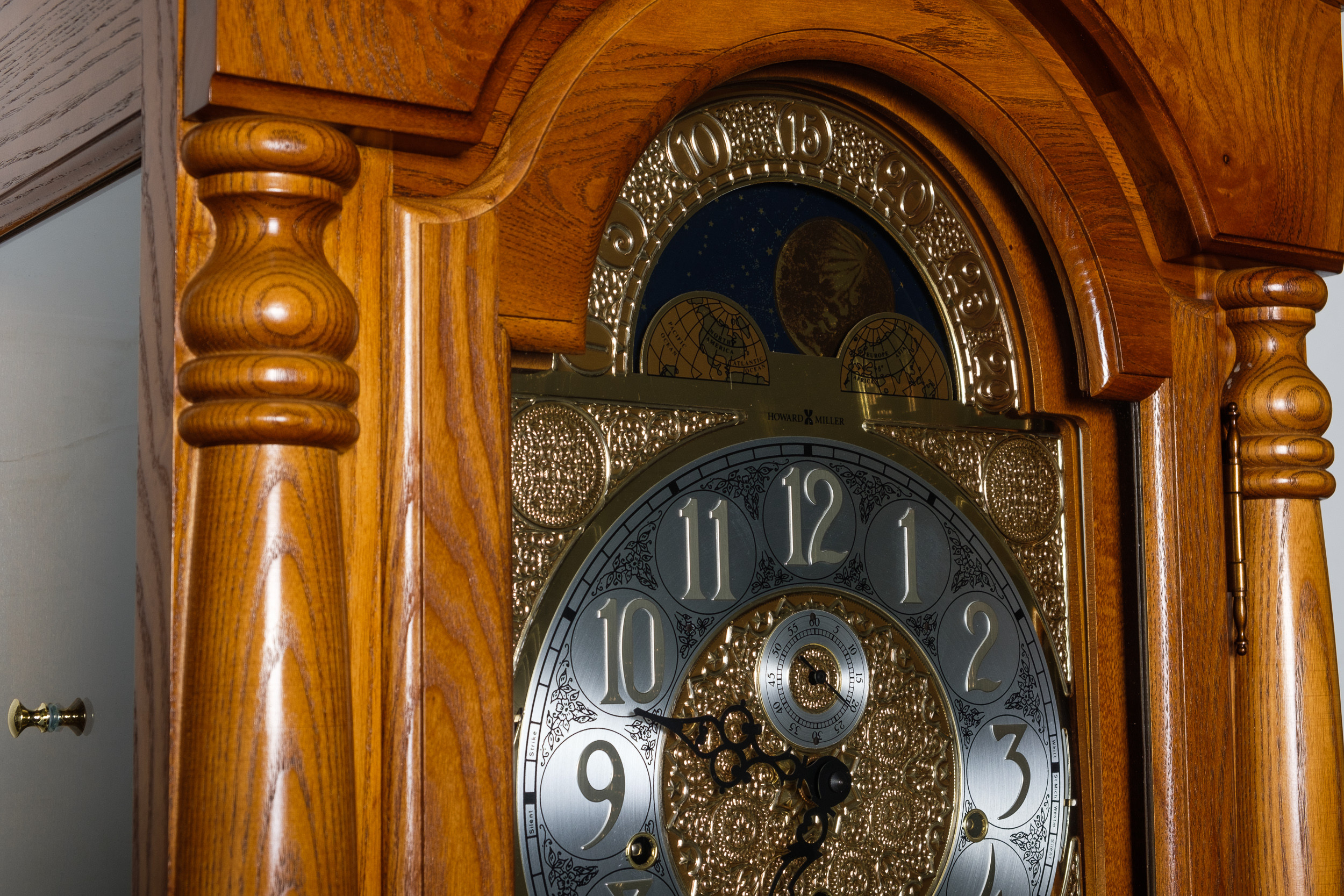 Howard Miller Richmond Oak Grandfather Clock