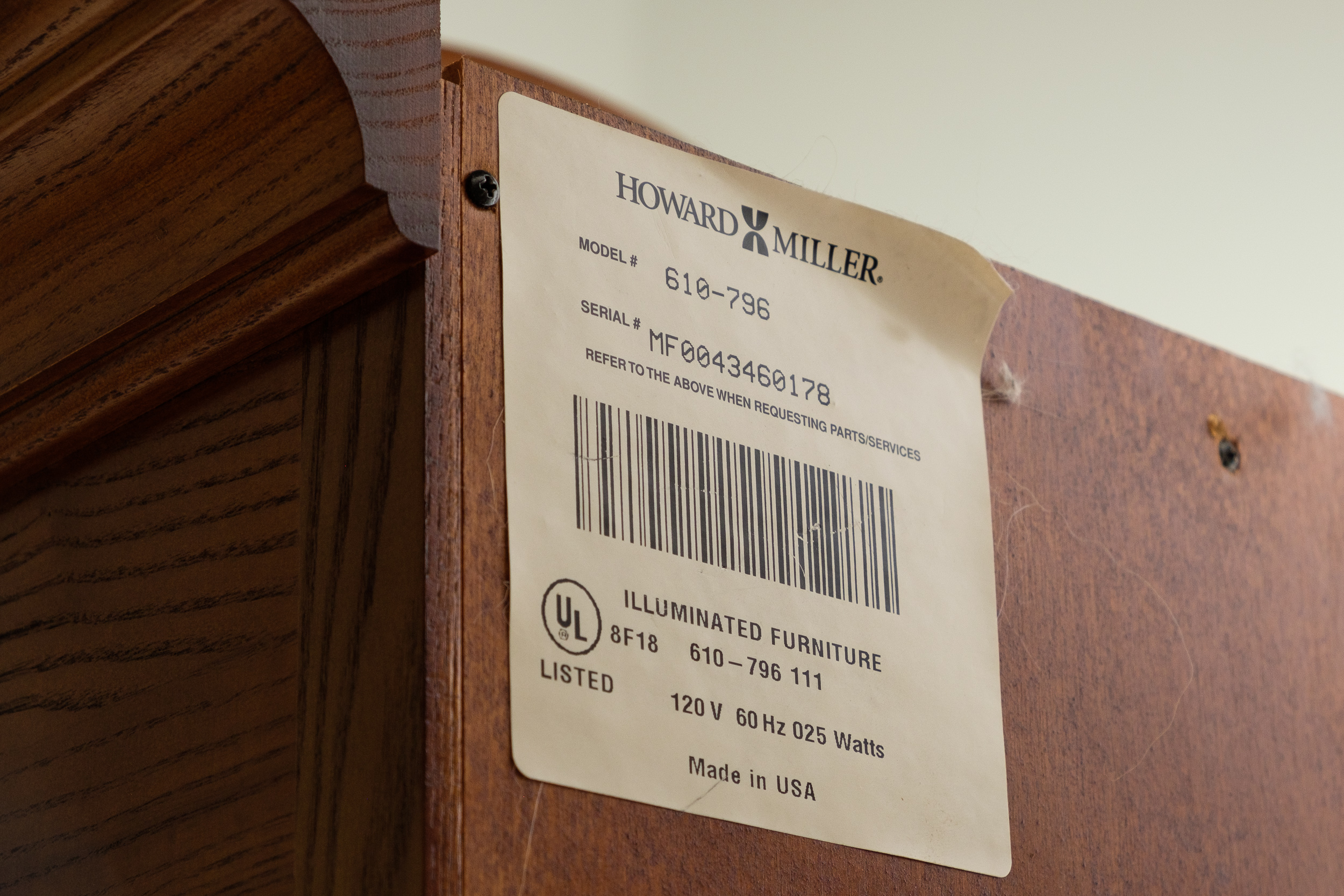 Howard Miller Richmond Oak Grandfather Clock