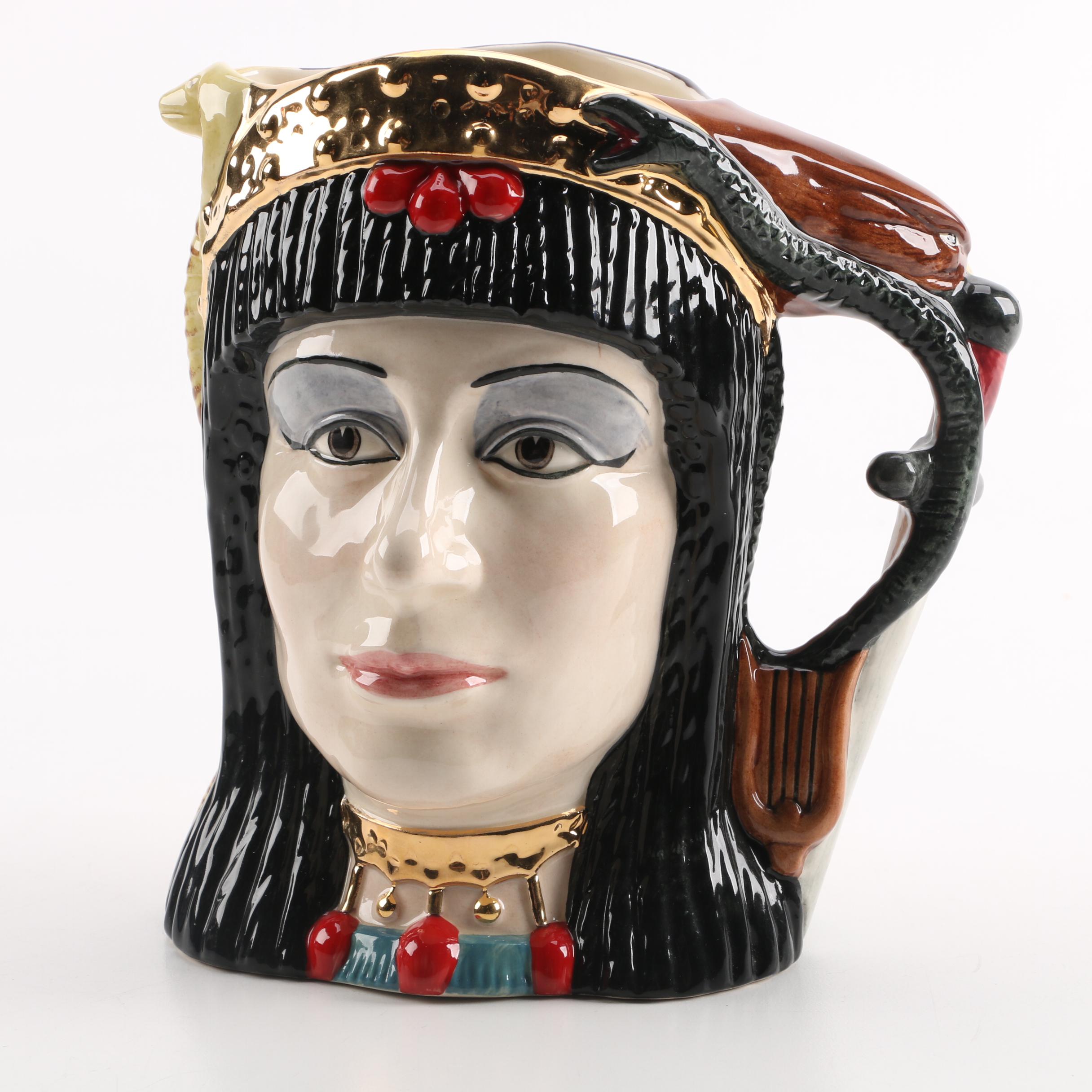 Royal Doulton Two Faced "Anthony & Cleopatra" Toby Jug