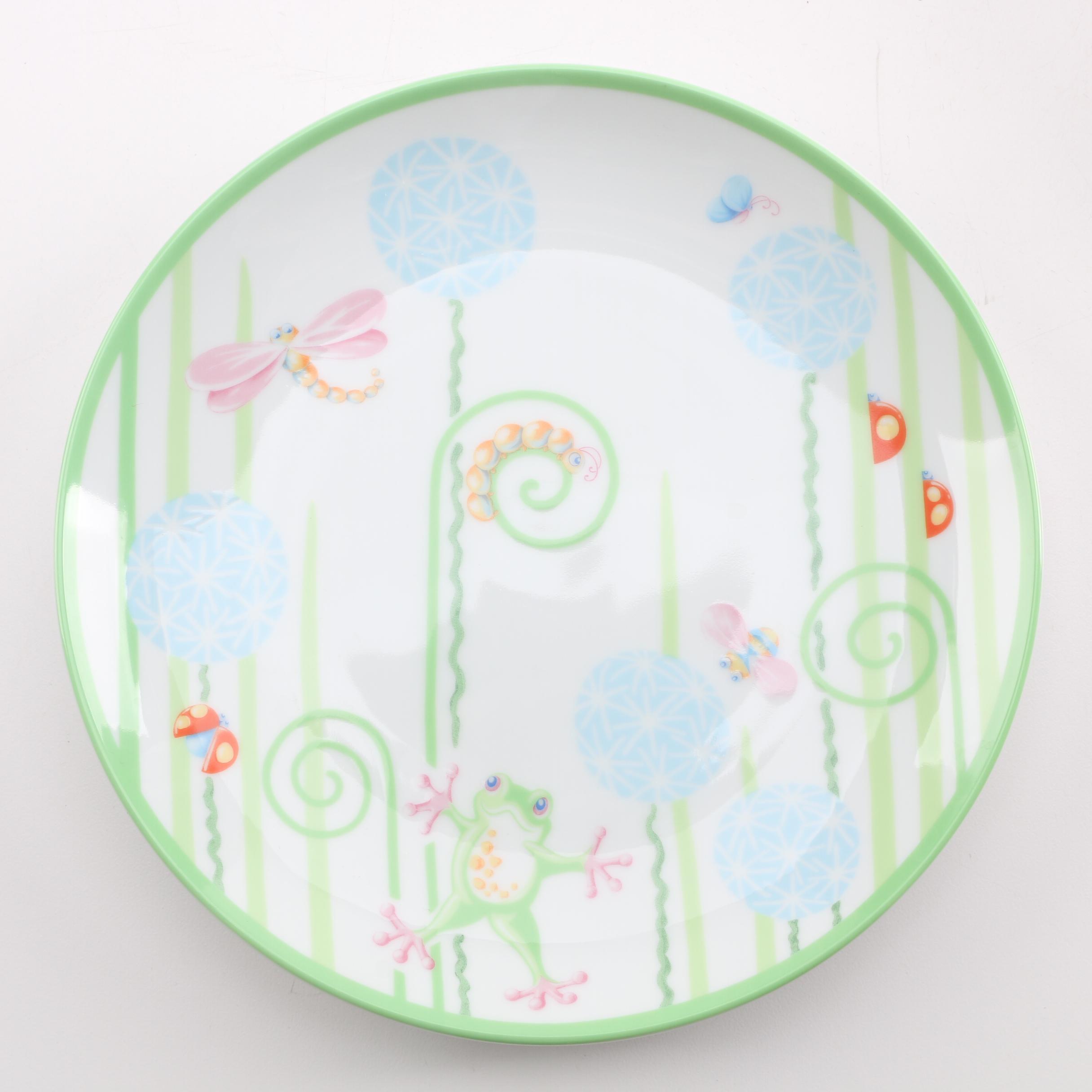 Tiffany & Co. "Tiffany Fiddleheads" Children's Porcelain Place Setting