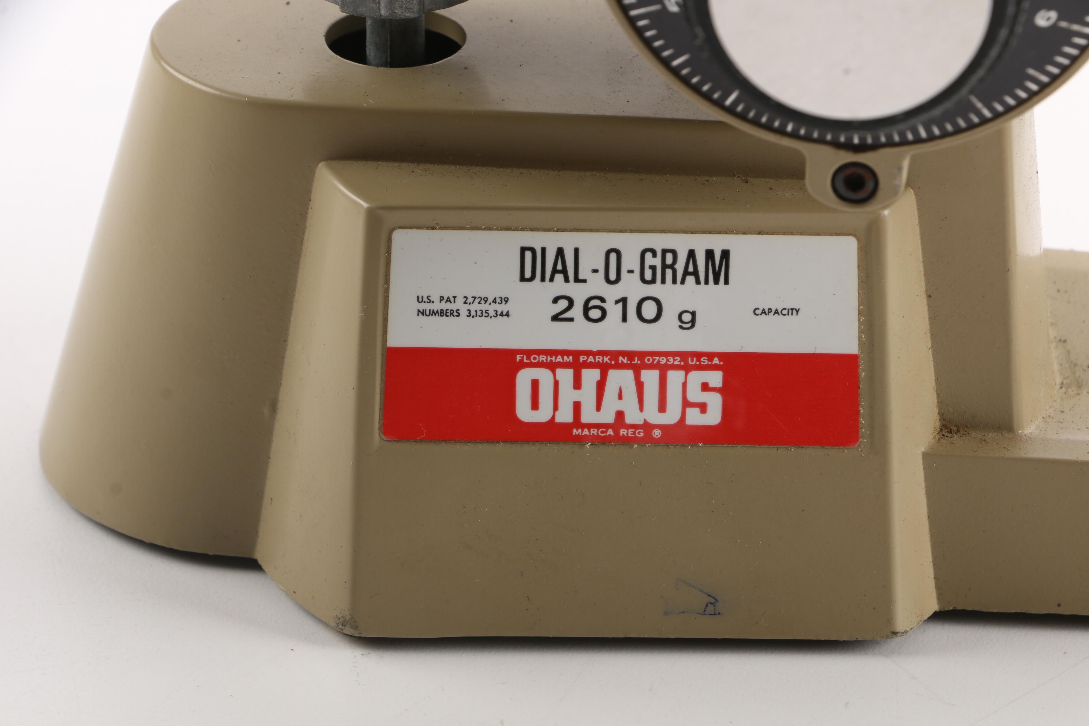 Ohaus Dial-O-Gram Triple-Balance Beam Scale