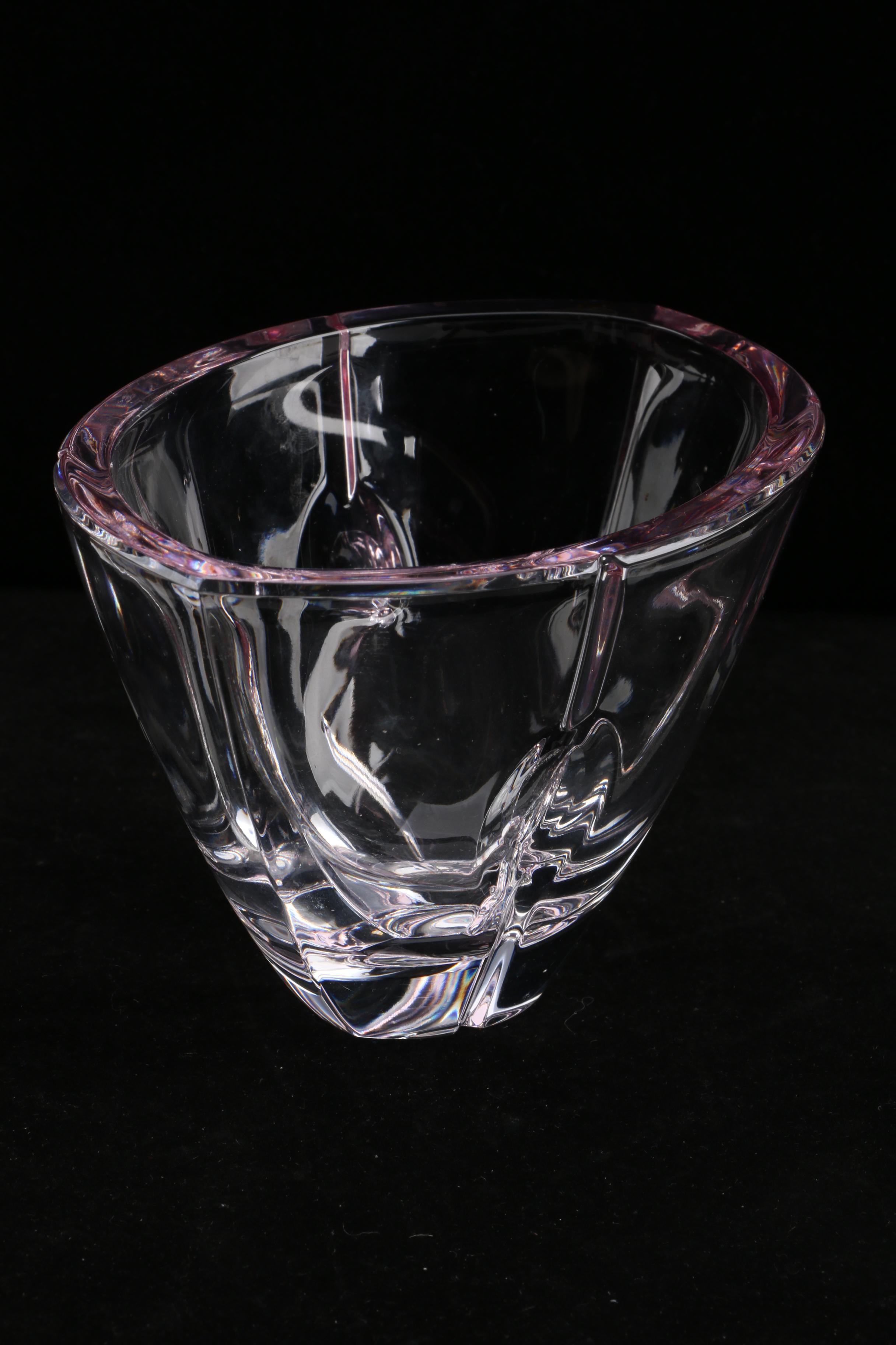 Waterford Crystal Heart-Shaped Trinket Box and Lenox Crystal Bowl