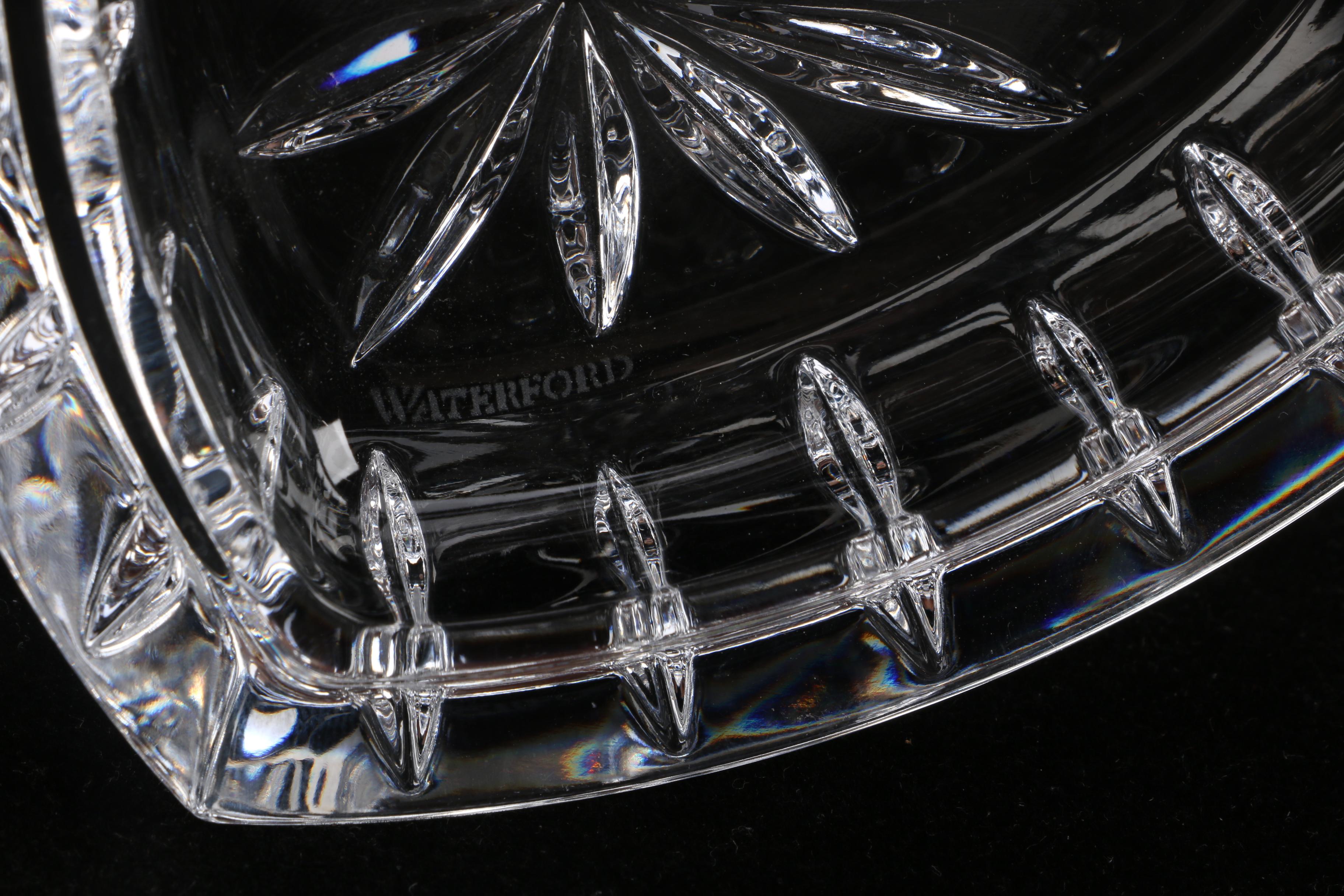 Waterford Crystal Heart-Shaped Trinket Box and Lenox Crystal Bowl