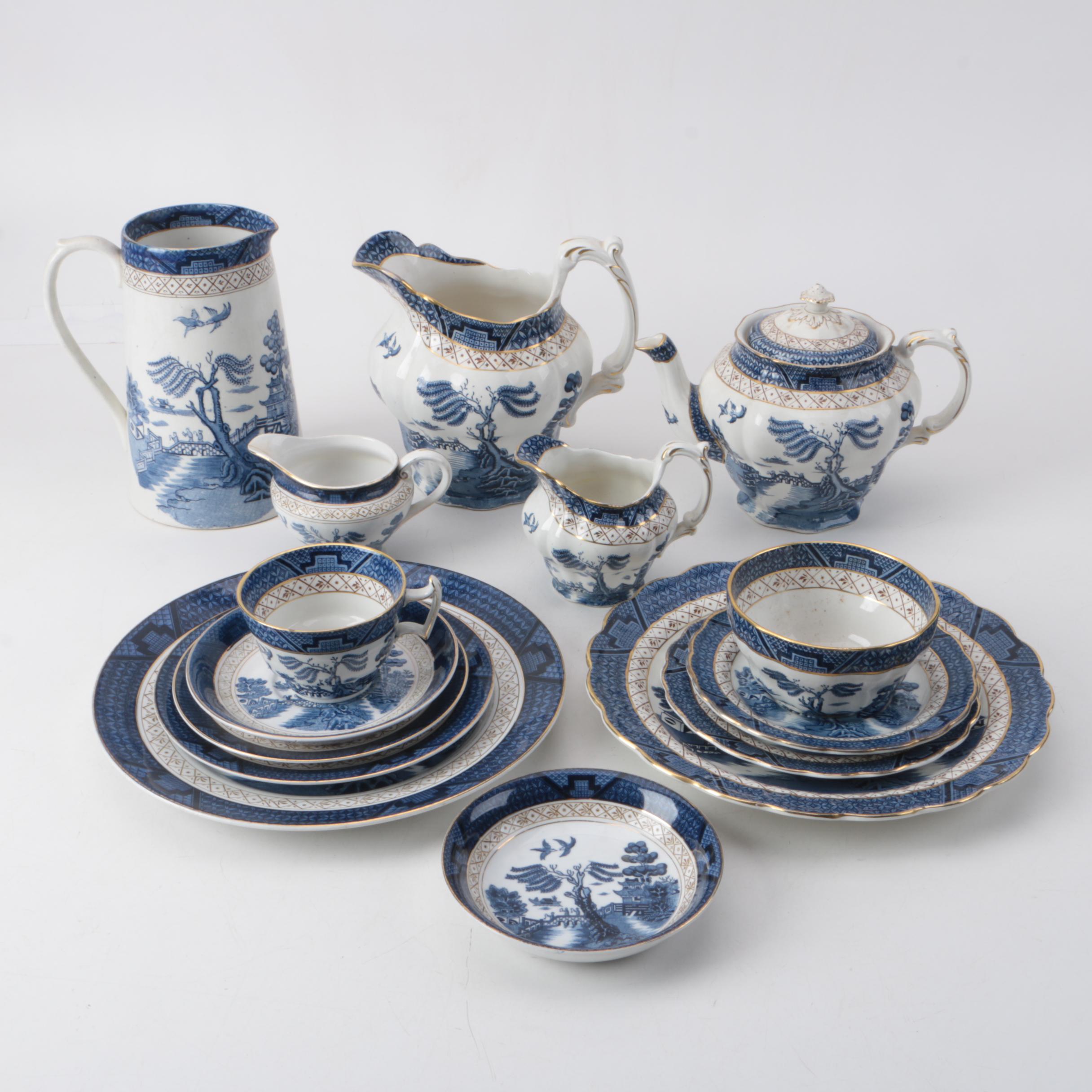 Vintage Booths Earthenware and Japanese Ironstone Tableware