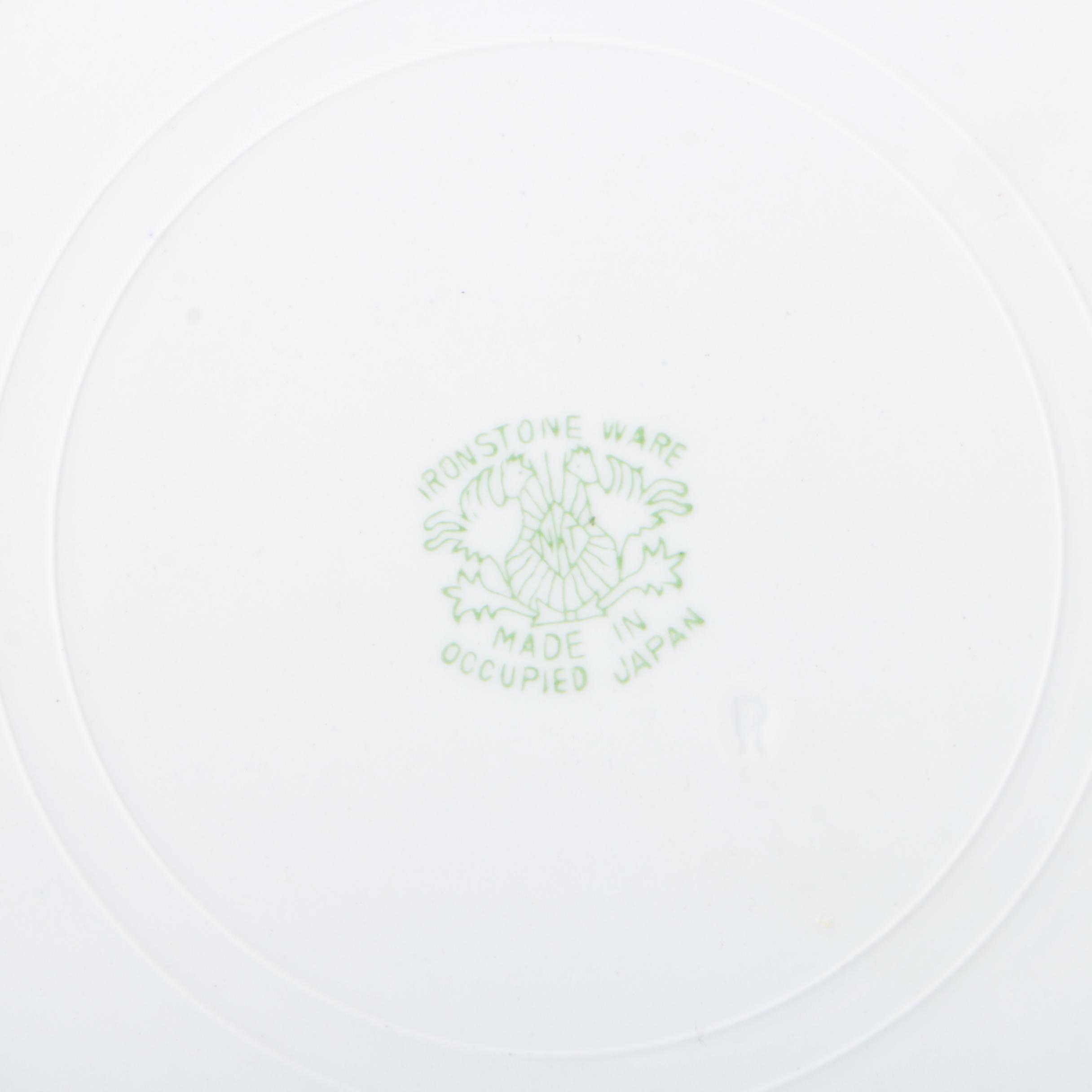 Vintage Booths Earthenware and Japanese Ironstone Tableware