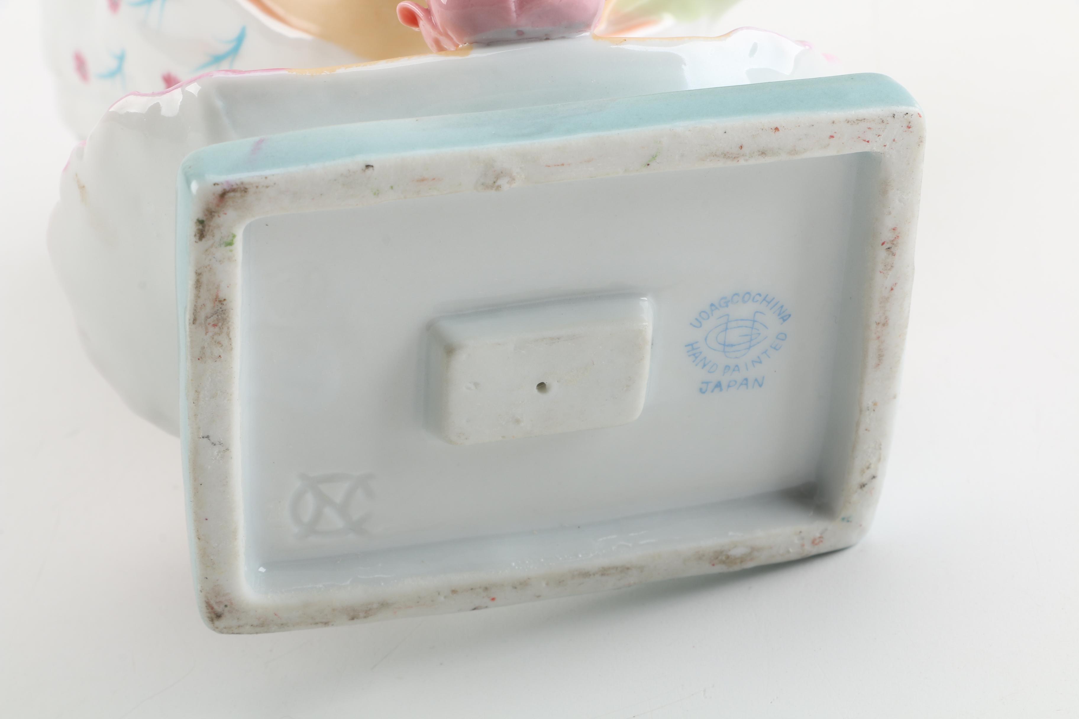 Vintage Uoagchochina Japanese Head Shaped Vase