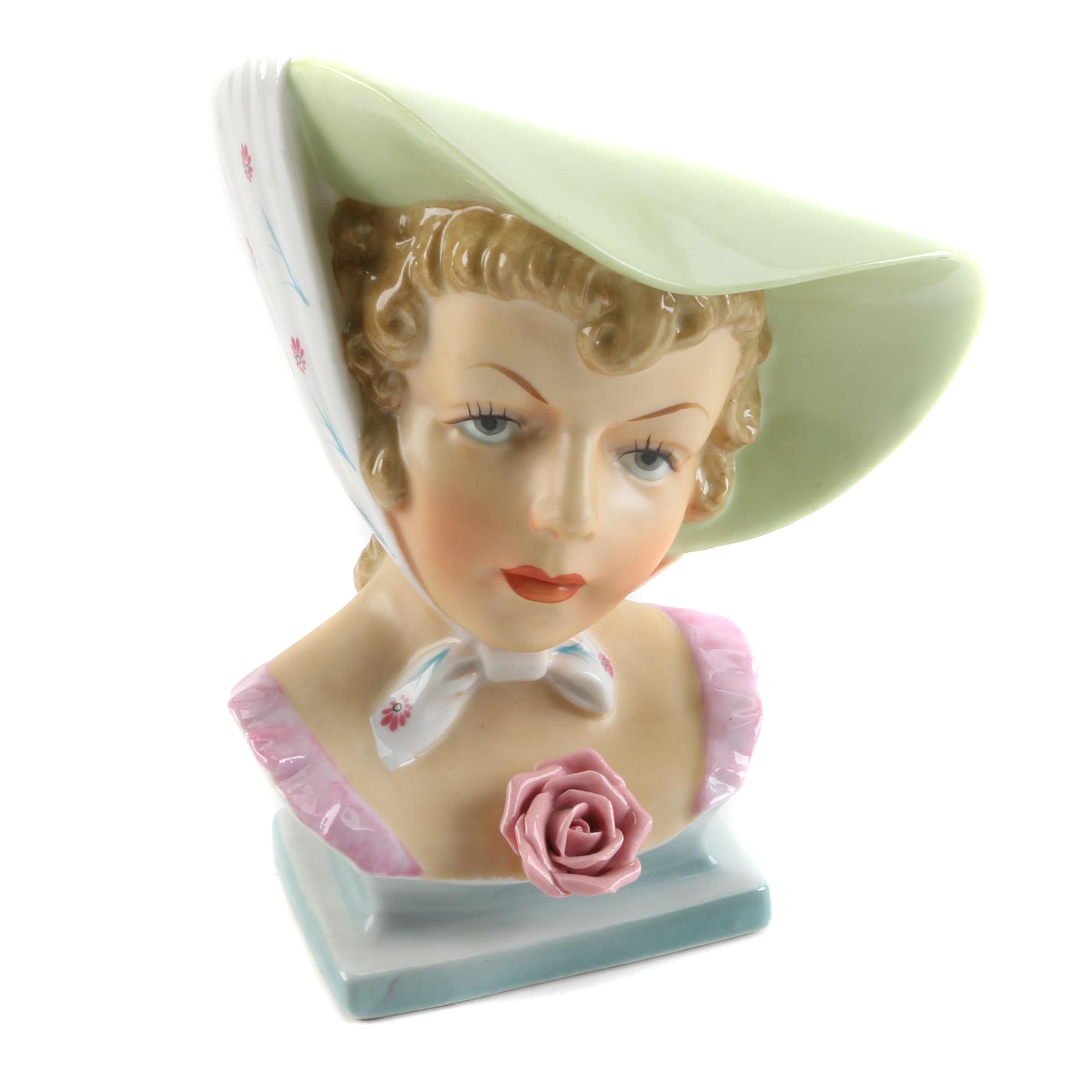 Vintage Uoagchochina Japanese Head Shaped Vase