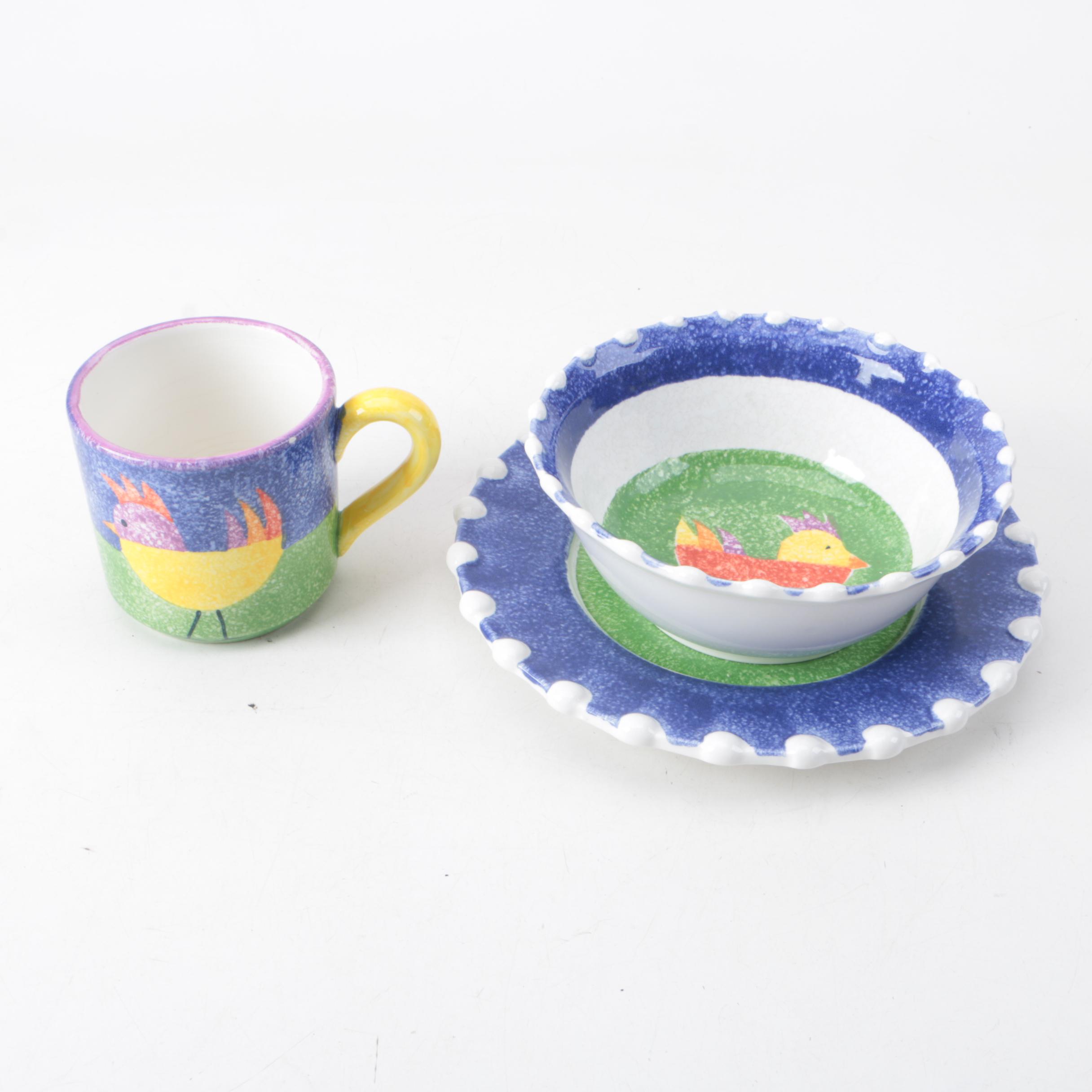 Italian Vietri Ceramic Tableware