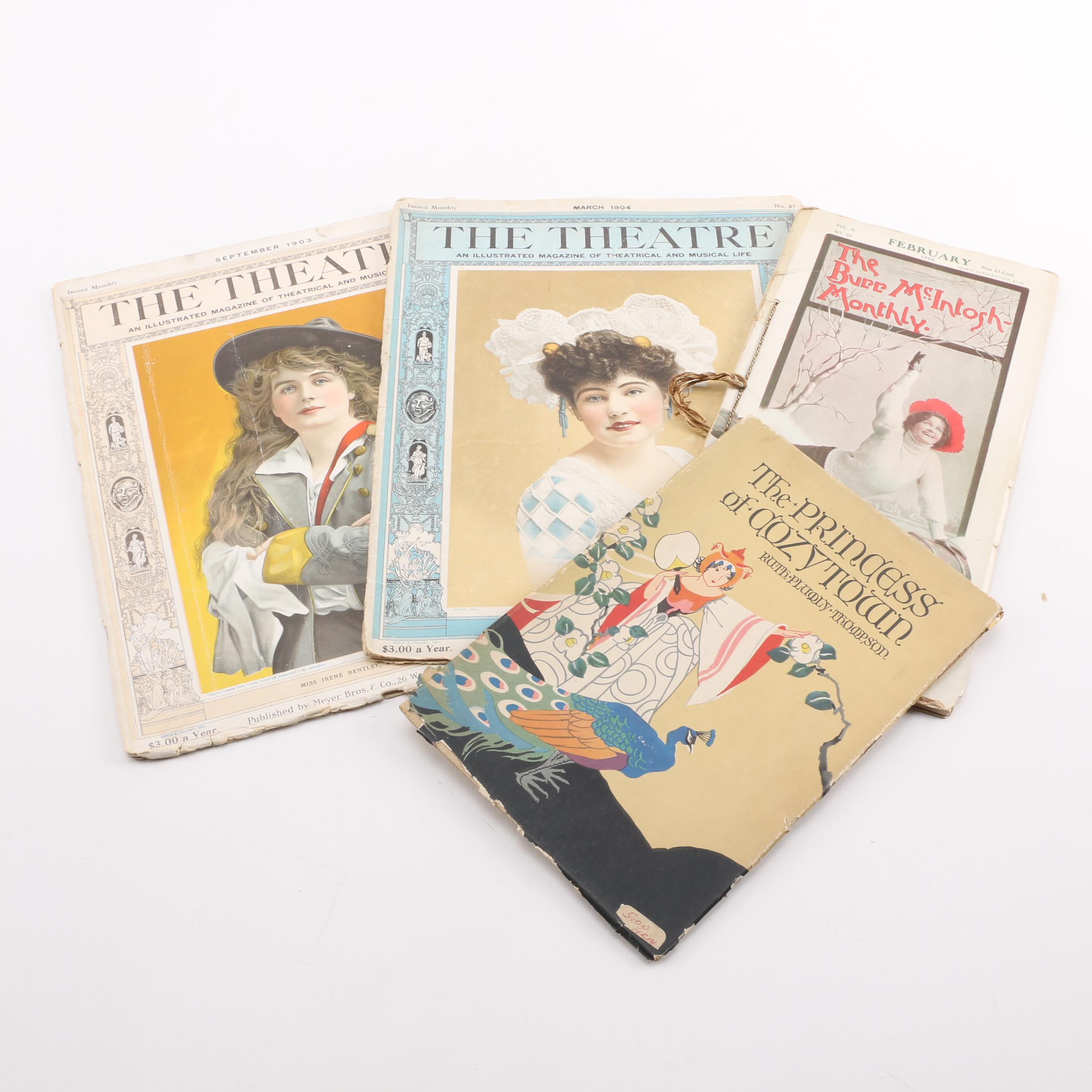 1903-4 "The Theatre" Magazines and More