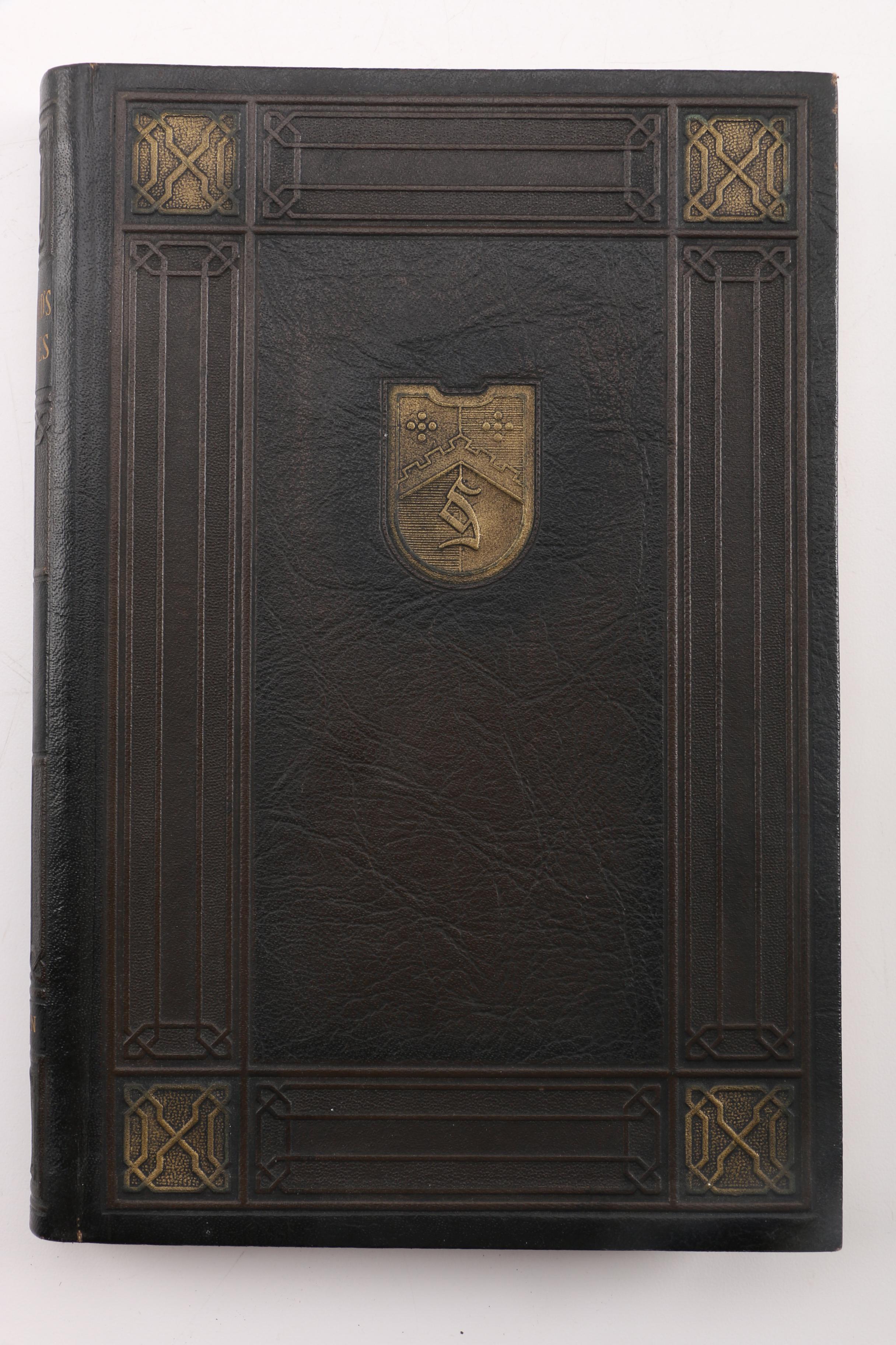1925 Leather Bound "John L. Stoddard's Lectures"