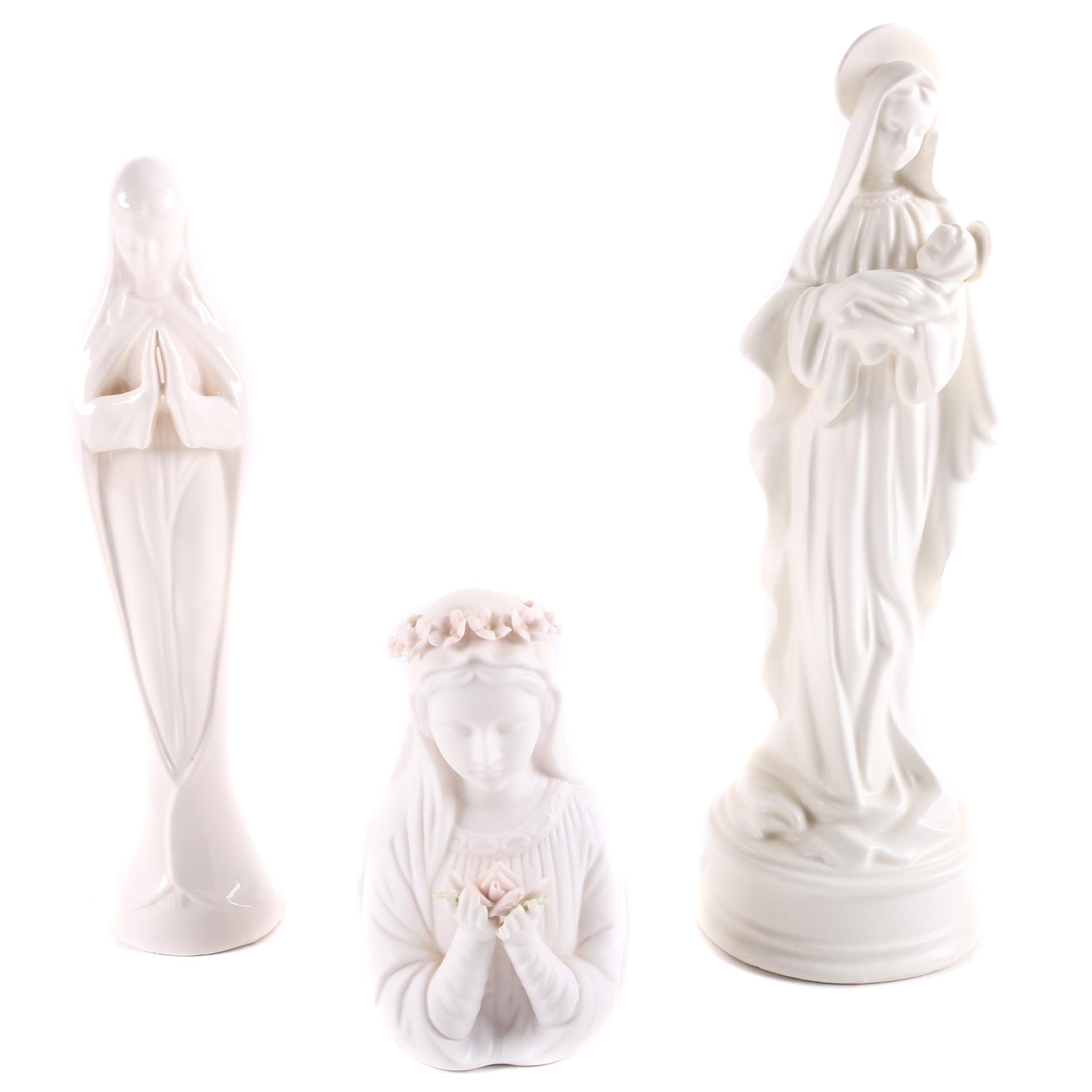 Vintage Holt Howard Porcelain Religious Figurines