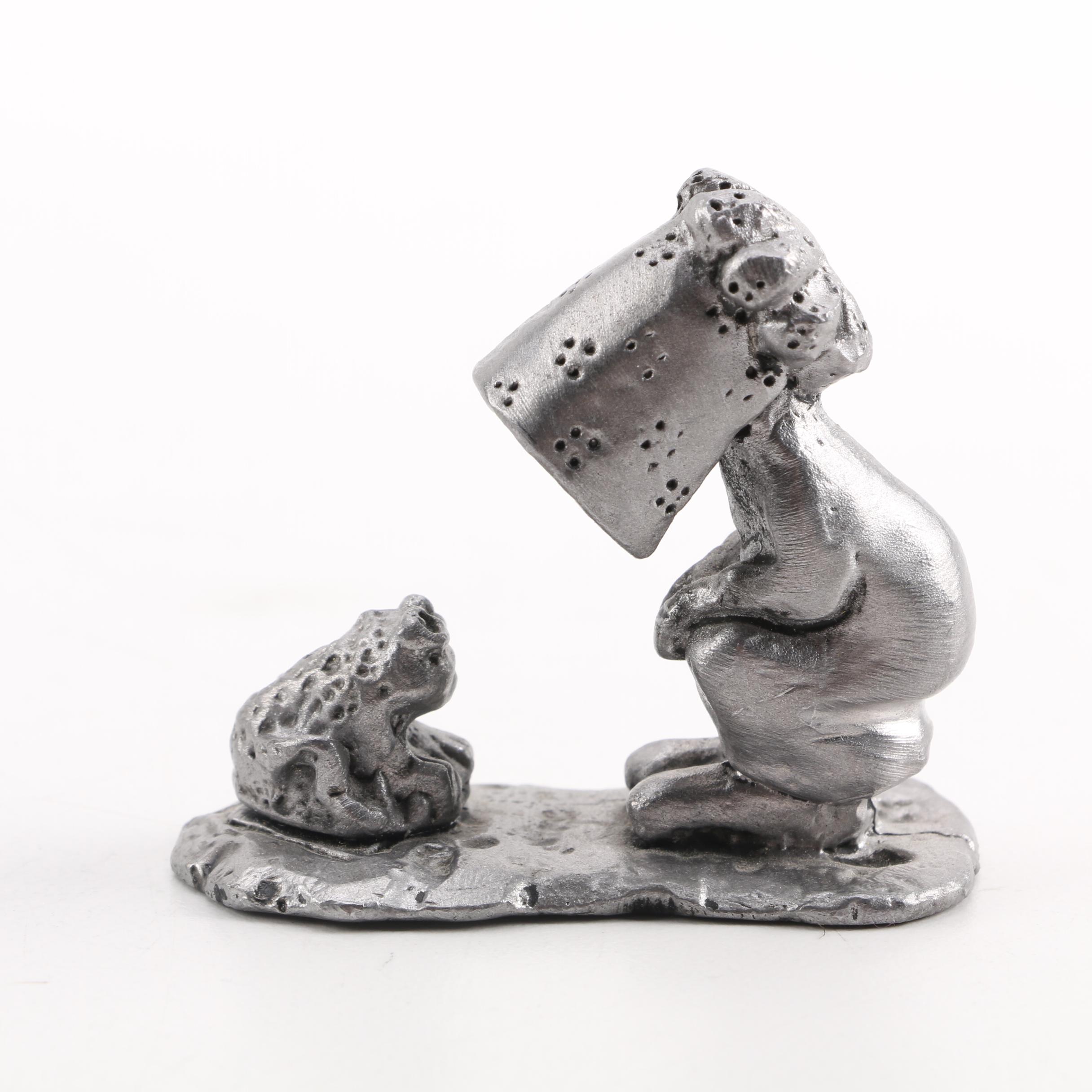 Handcrafted "The Casual Observer" Pewter Figurines by Gibson