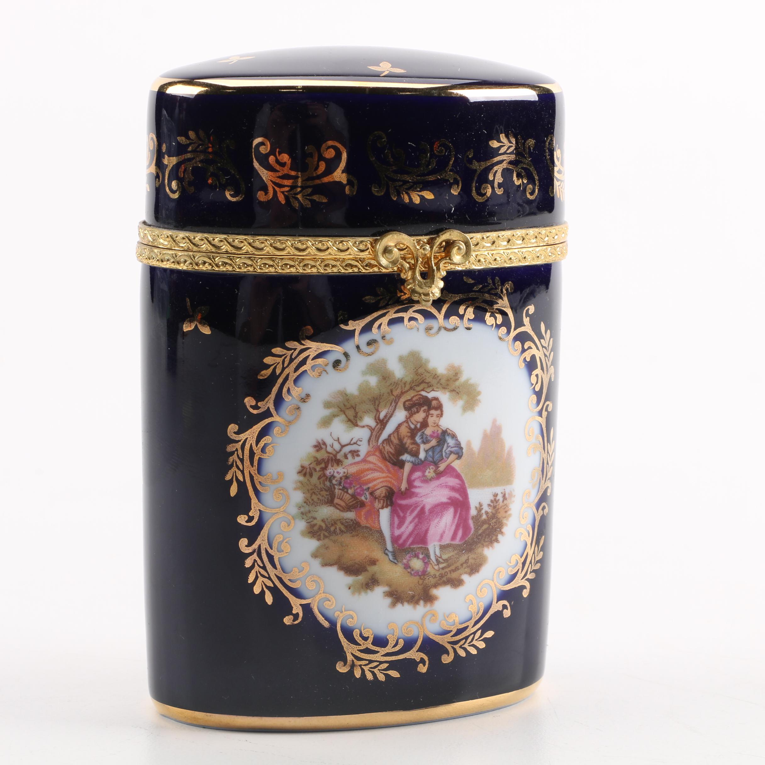 Limoges Porcelain Trinket Box