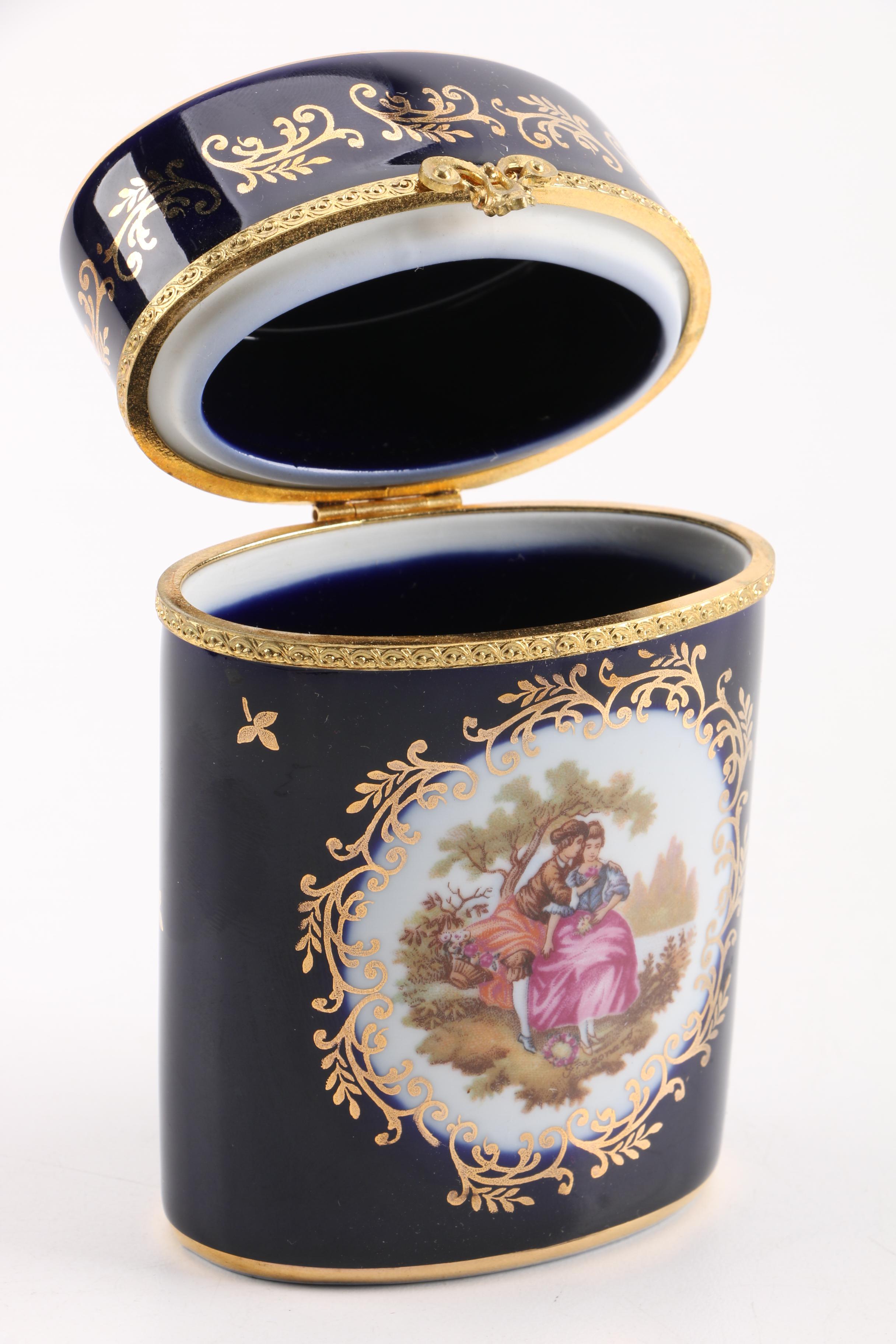 Limoges Porcelain Trinket Box