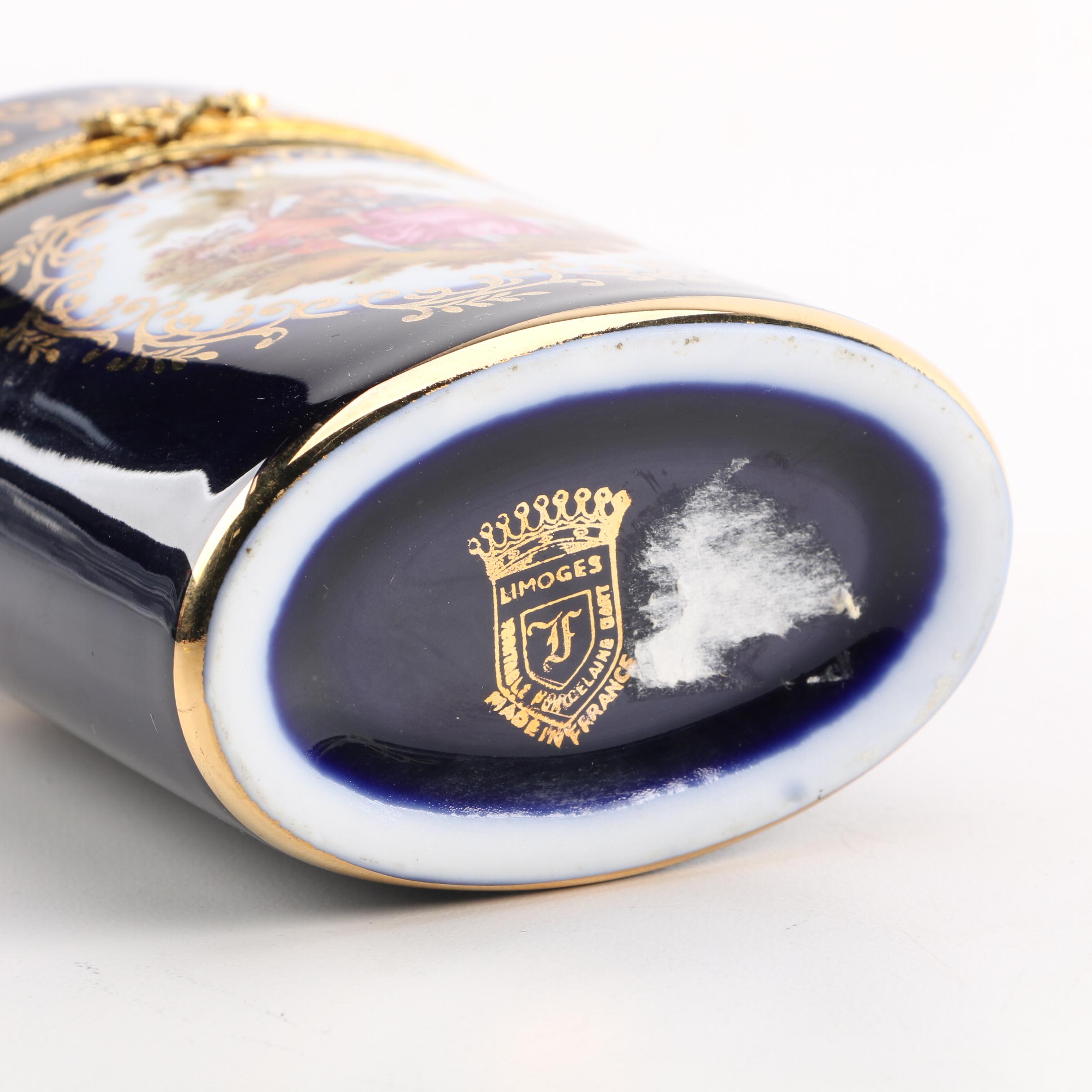 Limoges Porcelain Trinket Box