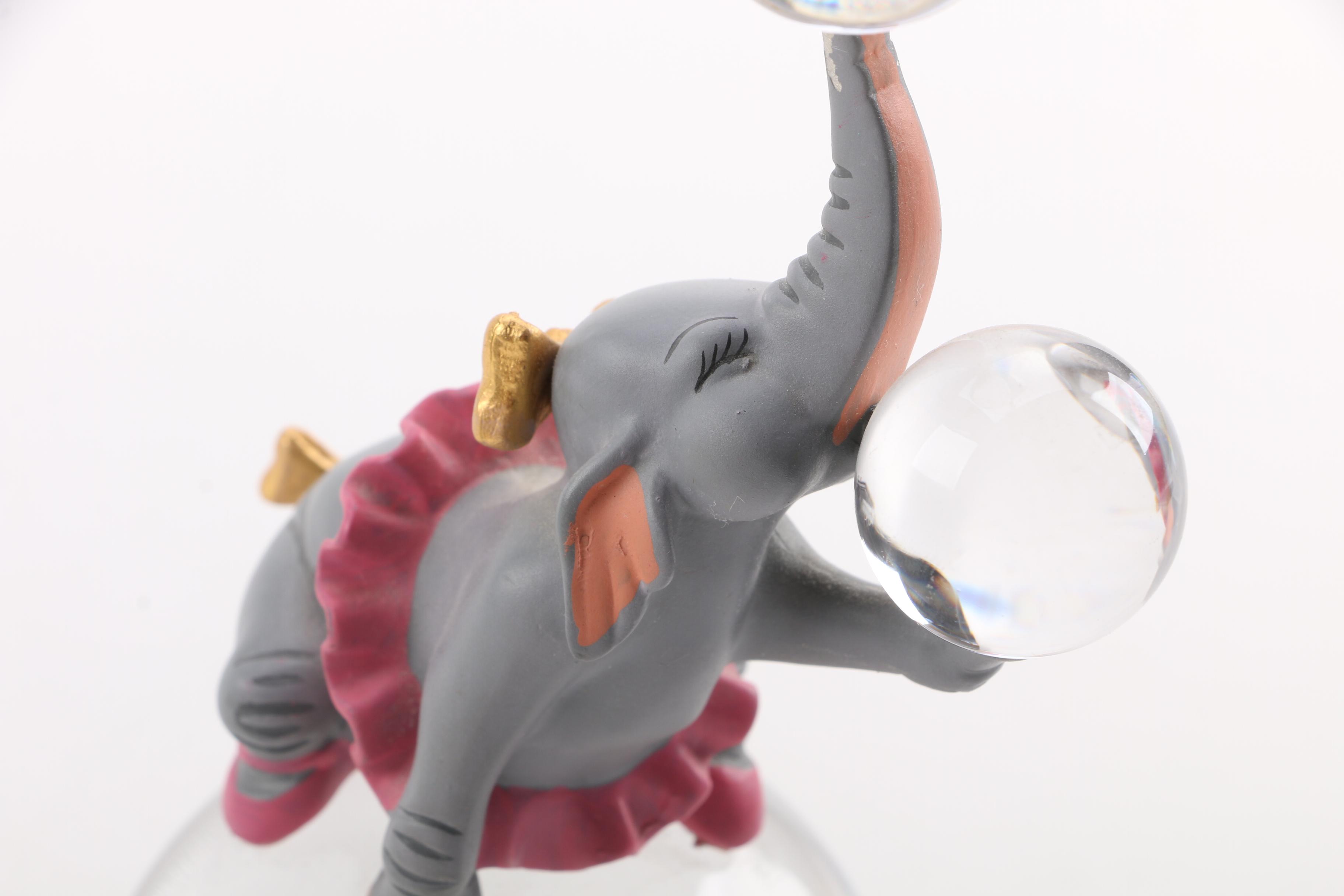 1992 Franklin Mint Pewter and Crystal "Bubble Dancer" Figurine