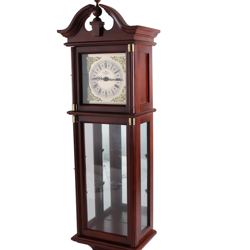 D & A Curio Case Wall Clock