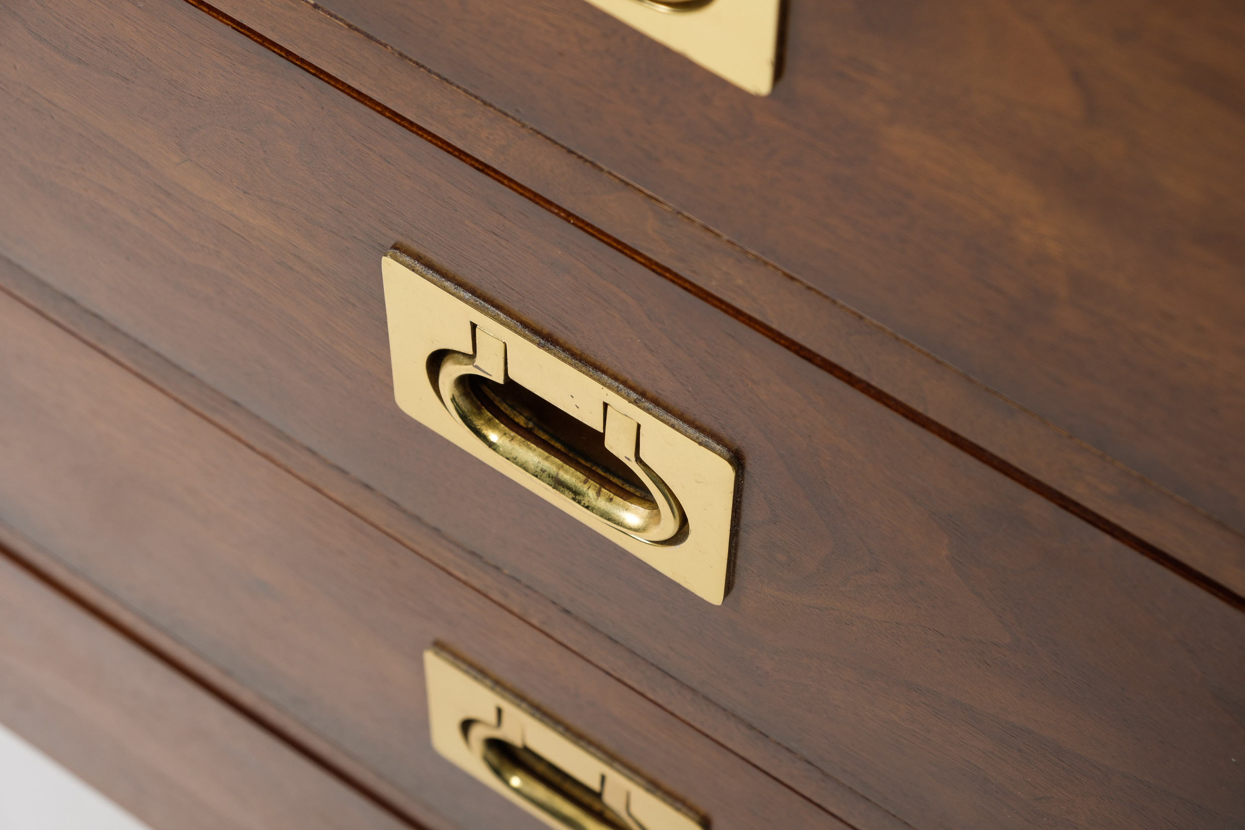 "Regiment" Campaign Style Chest of Drawers by Henredon