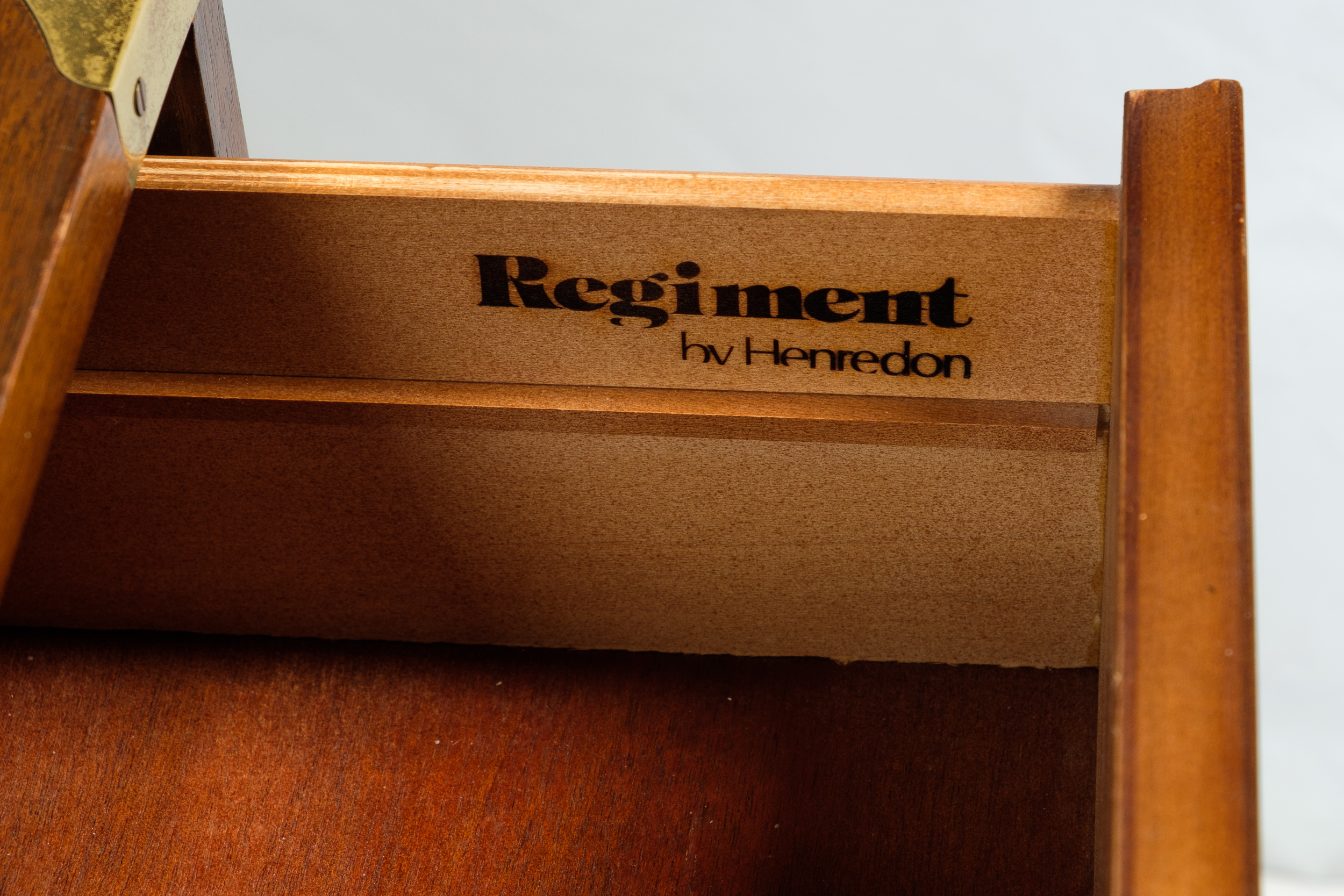 "Regiment" Campaign Style Chest of Drawers by Henredon