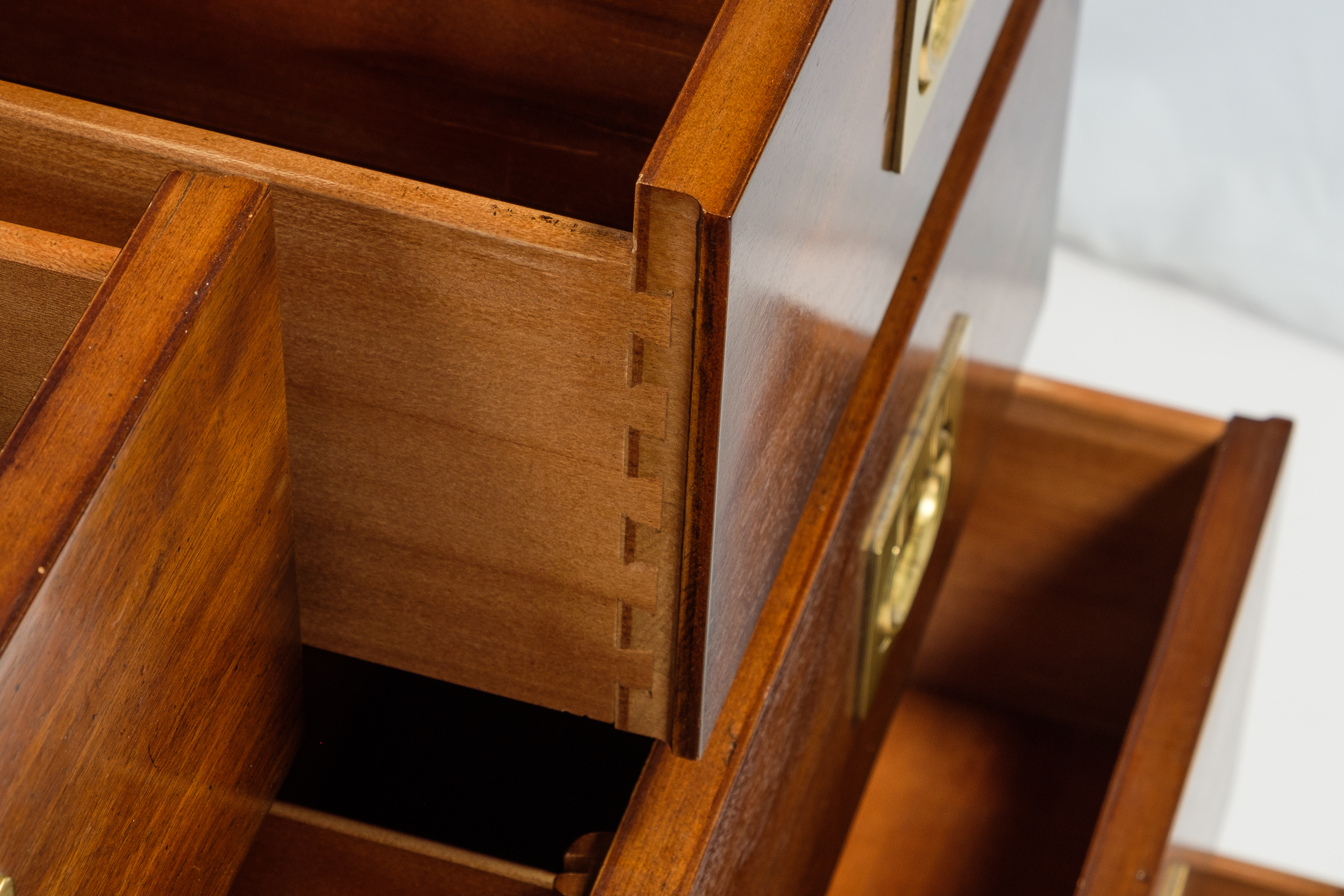 "Regiment" Campaign Style Chest of Drawers by Henredon