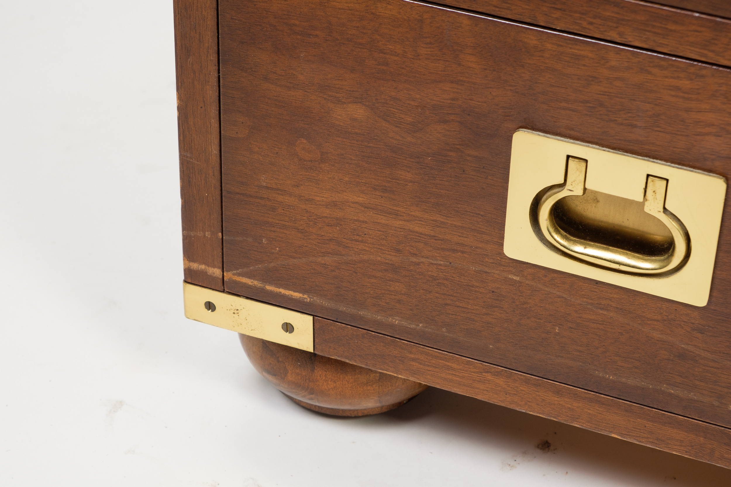 "Regiment" Campaign Style Chest of Drawers by Henredon