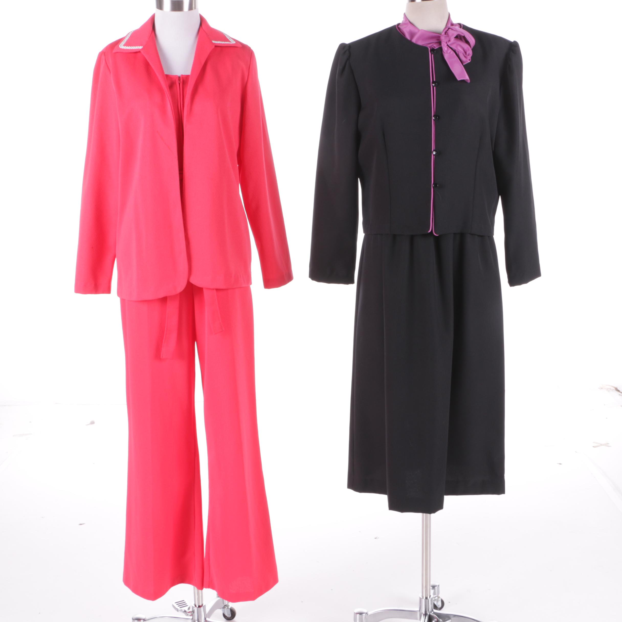 Vintage Jumpsuit and Skirt Suit