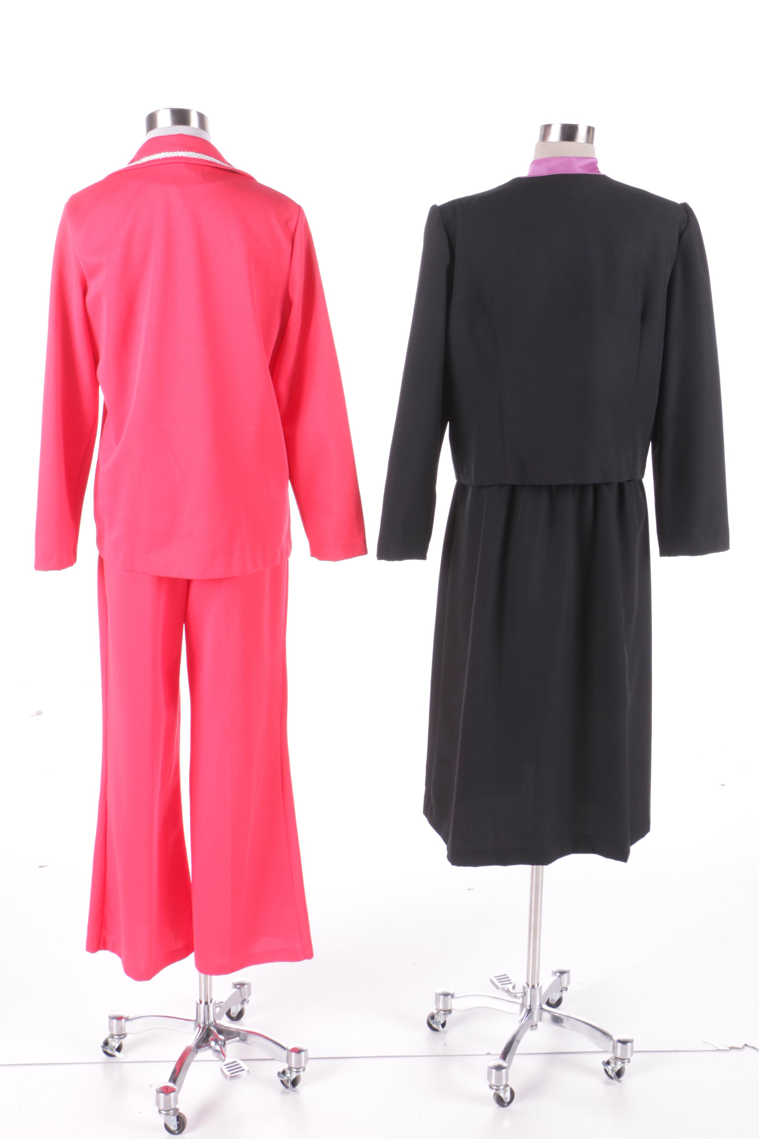 Vintage Jumpsuit and Skirt Suit