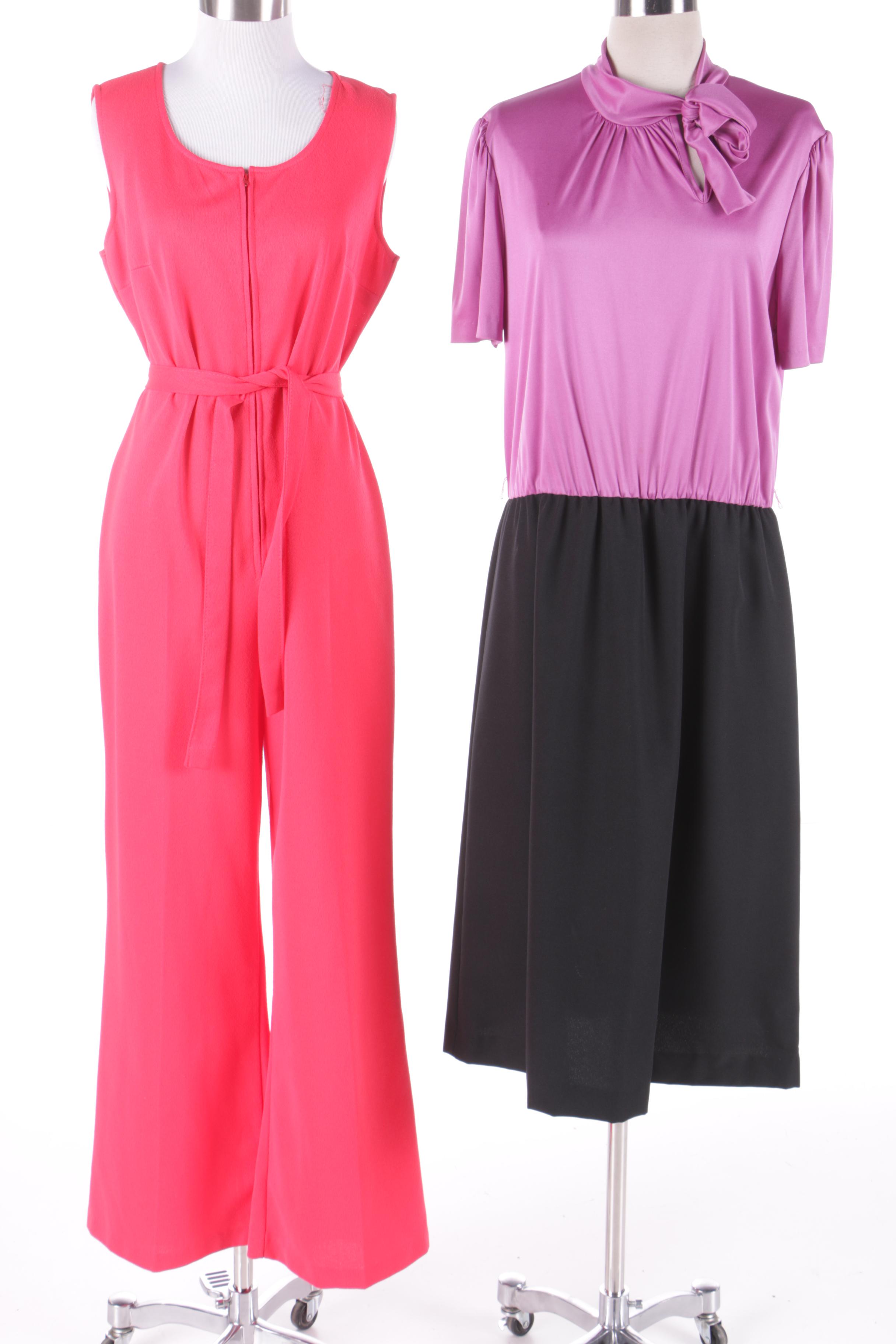 Vintage Jumpsuit and Skirt Suit