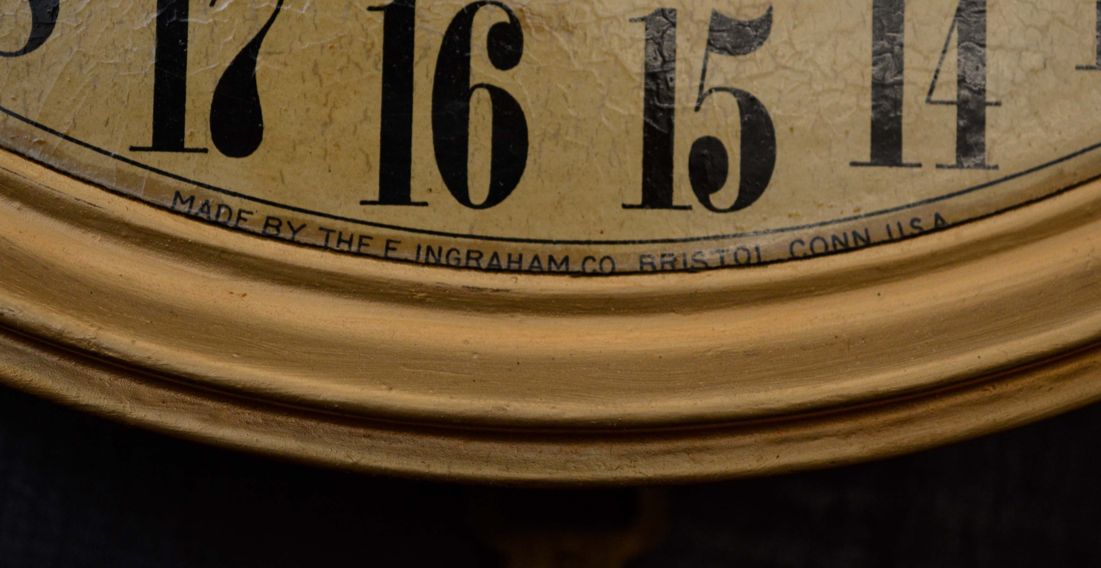 Early 20th Century E. Ingraham "Western Union" Wall Clock