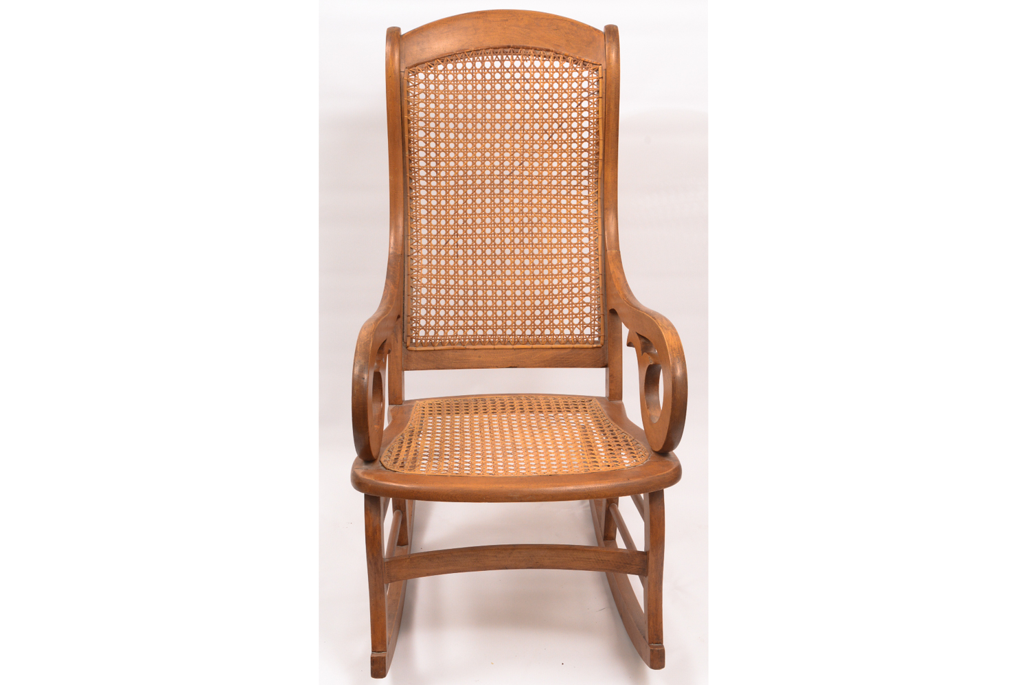 Vintage Cane Rocking Chair