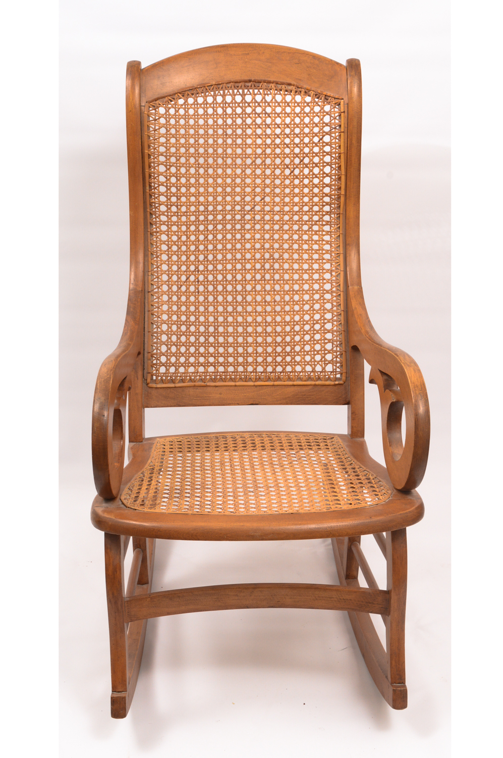 Vintage Cane Rocking Chair