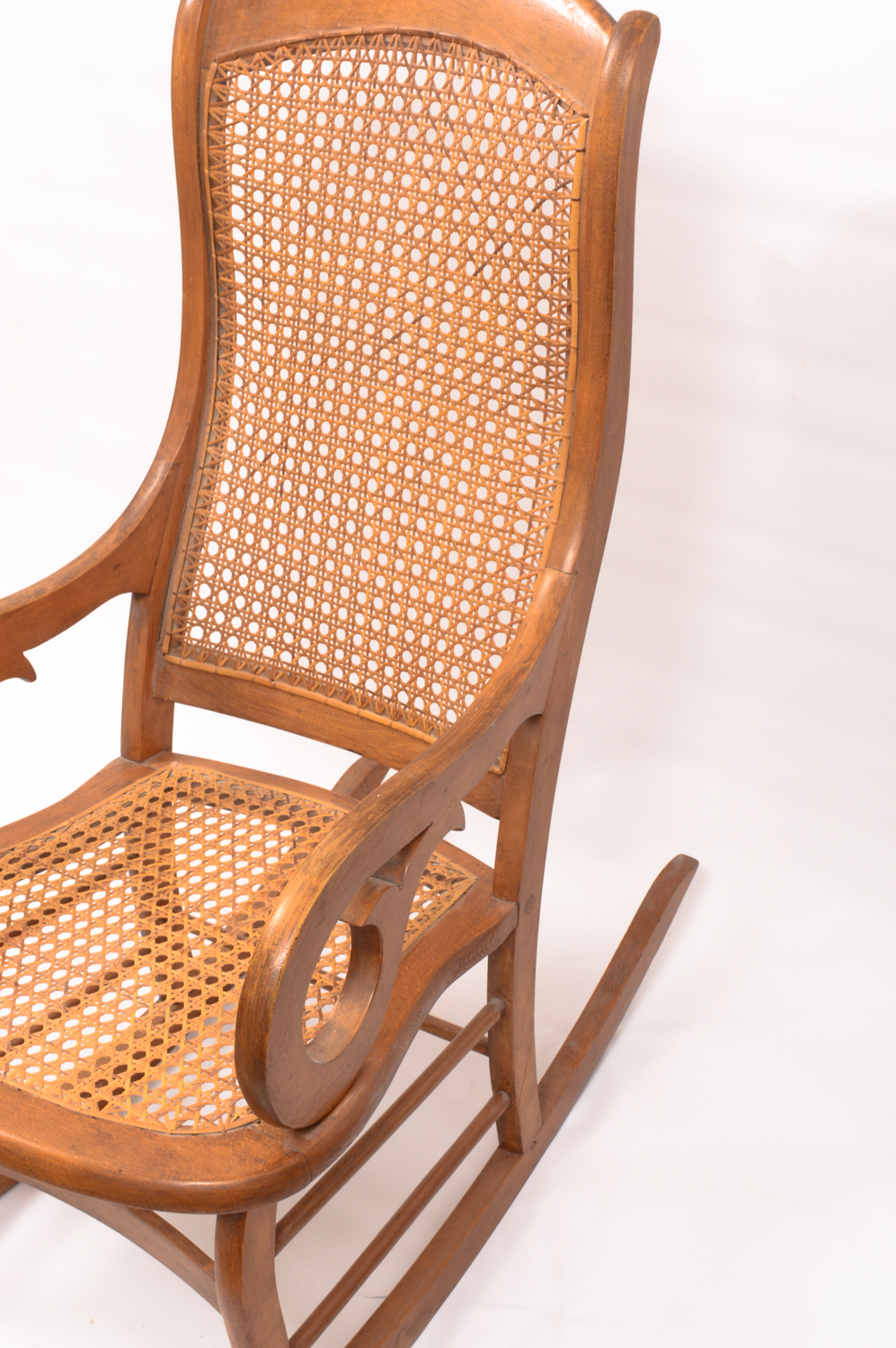 Vintage Cane Rocking Chair