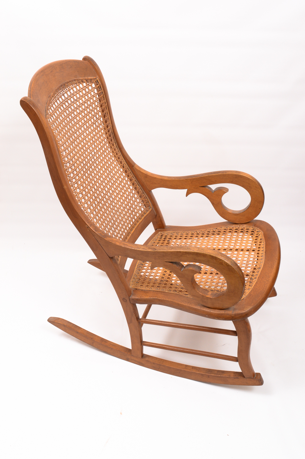 Vintage Cane Rocking Chair
