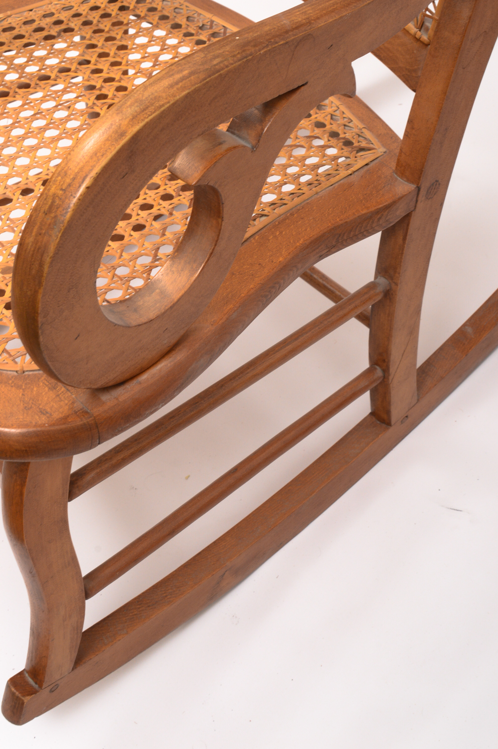 Vintage Cane Rocking Chair
